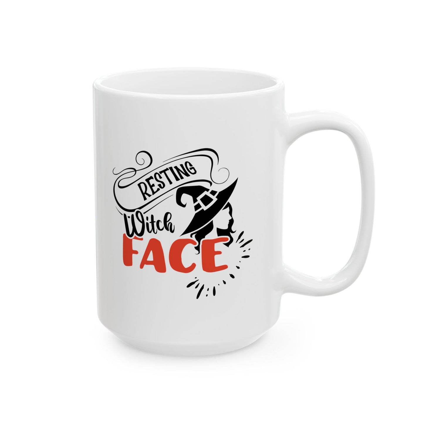 #143 Resting witch face – Spooky & Funny Halloween Mug | 11oz & 15oz Coffee Cup