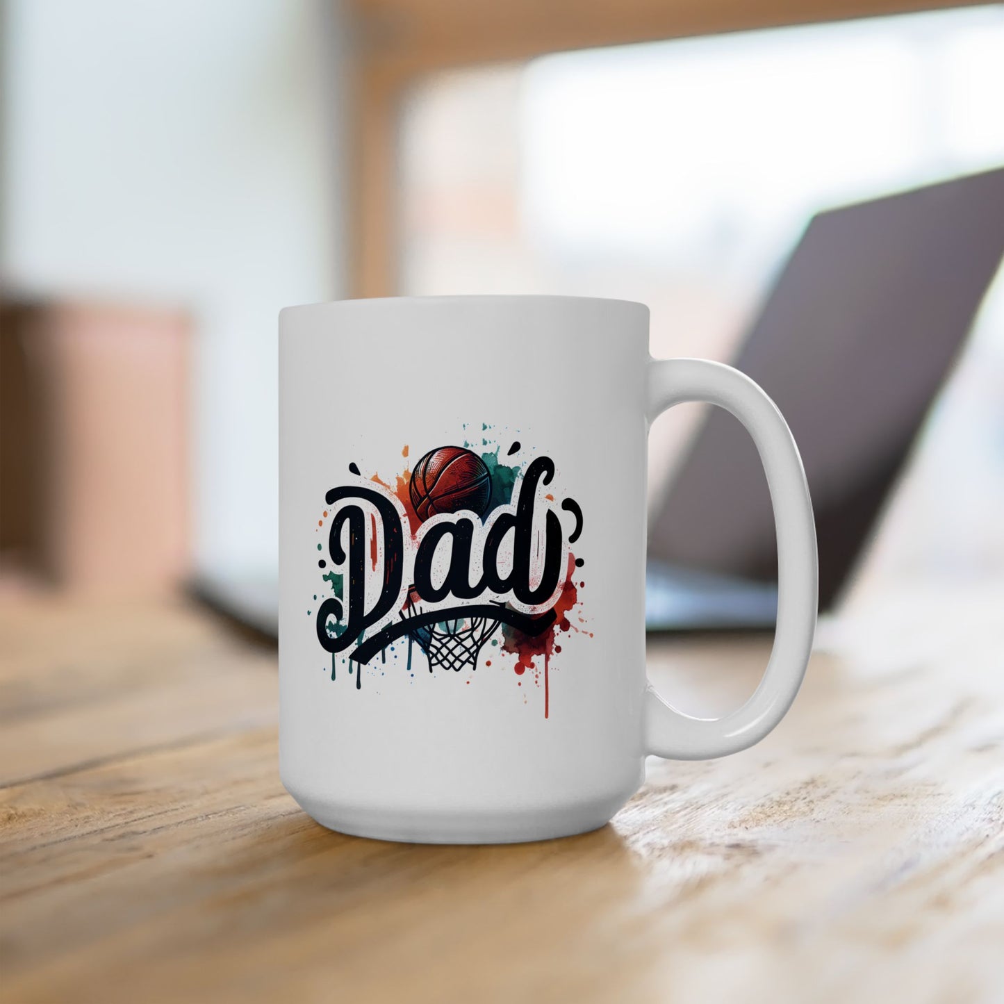 #3 Dad basketball - Mug for Everyday Use (11oz & 15oz)