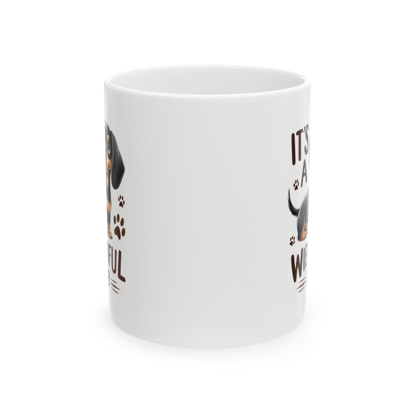 #48 It's a wienerful life! - Funny Dog Lover Mug for Everyday Use | 11oz & 15oz Coffee Cup