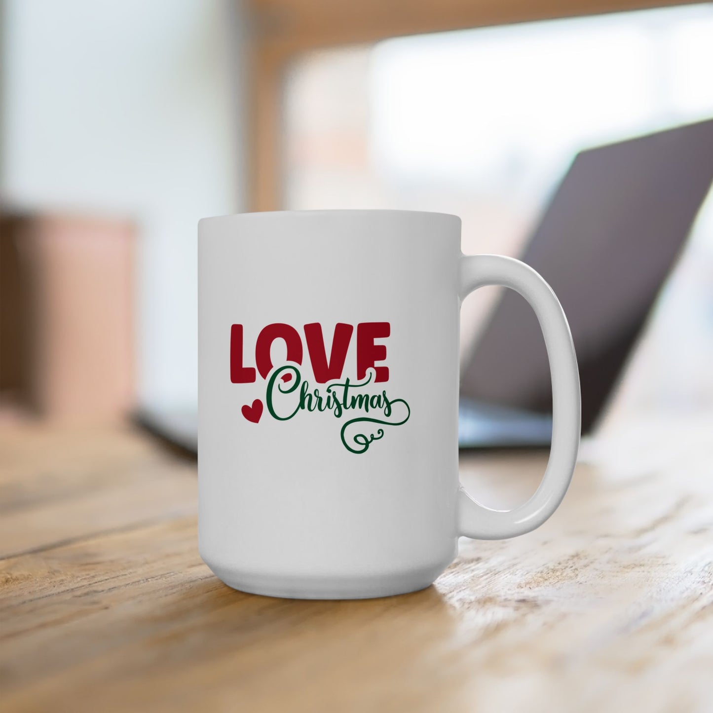 #191 Love Christmas - Funny Holiday & Festive Christmas Mug, Perfect Gift | 11oz & 15oz Coffee Cup
