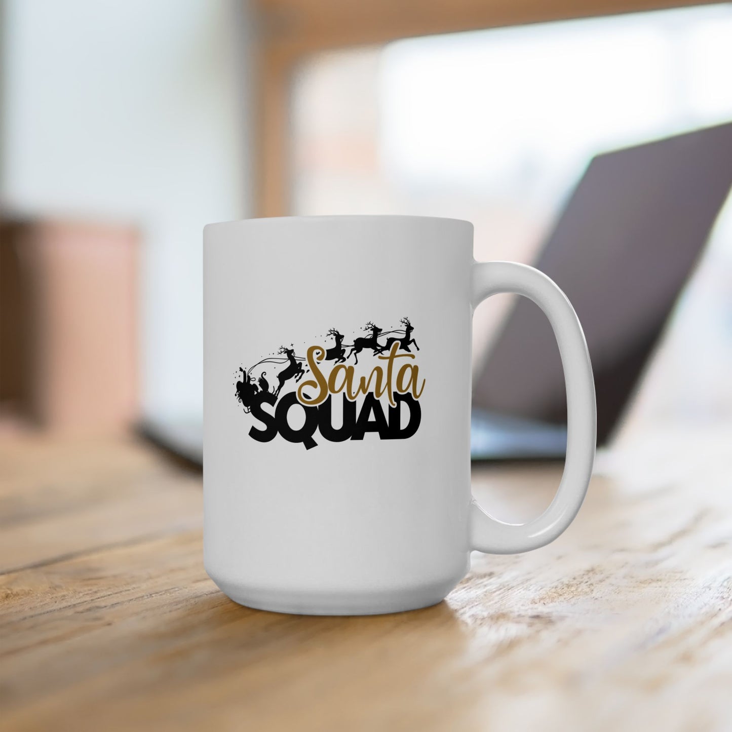#202 Santa Squad - Funny Holiday & Festive Christmas Mug, Perfect Gift | 11oz & 15oz Coffee Cup