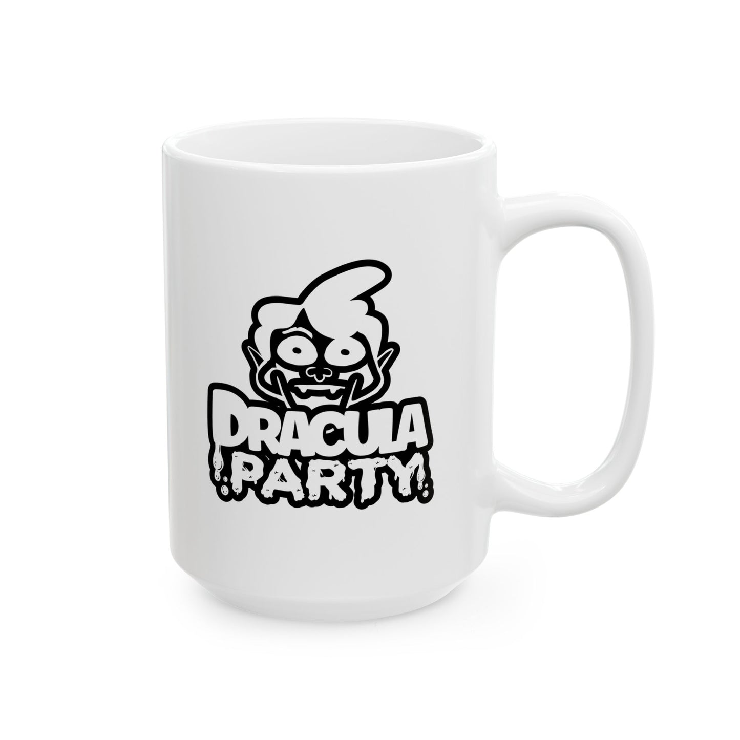 #116 Dracula party – Spooky & Funny Halloween Mug | 11oz & 15oz Coffee Cup