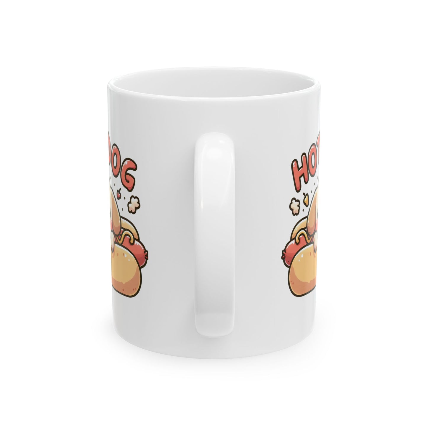 #73 Hot dog - Funny Animals Quotes Mug for Everyday Use | 11oz & 15oz Coffee Cup