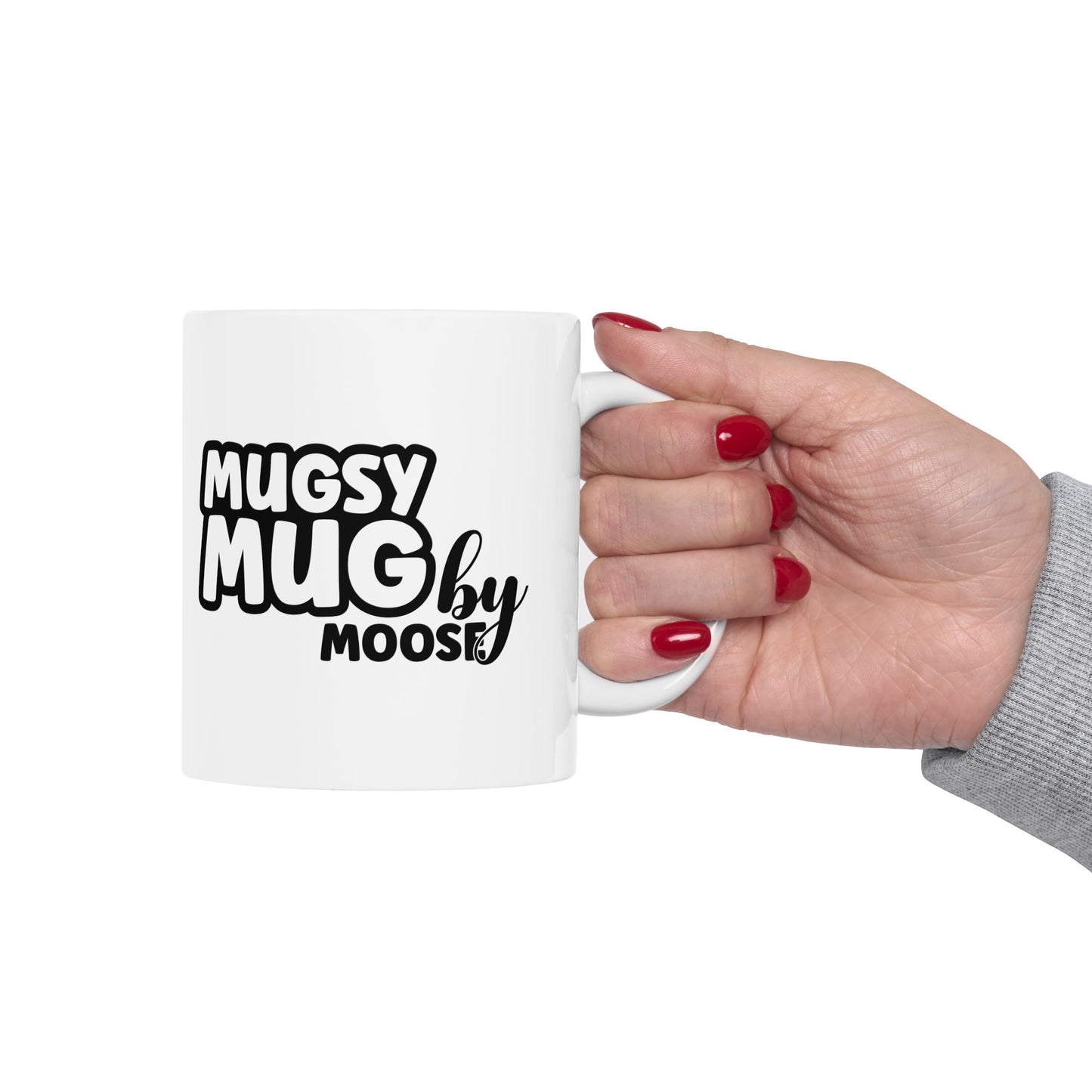 #1 MugsyMug.com Ceramic Mug - Fun Coffee Cup for Everyday Use (11oz & 15oz)