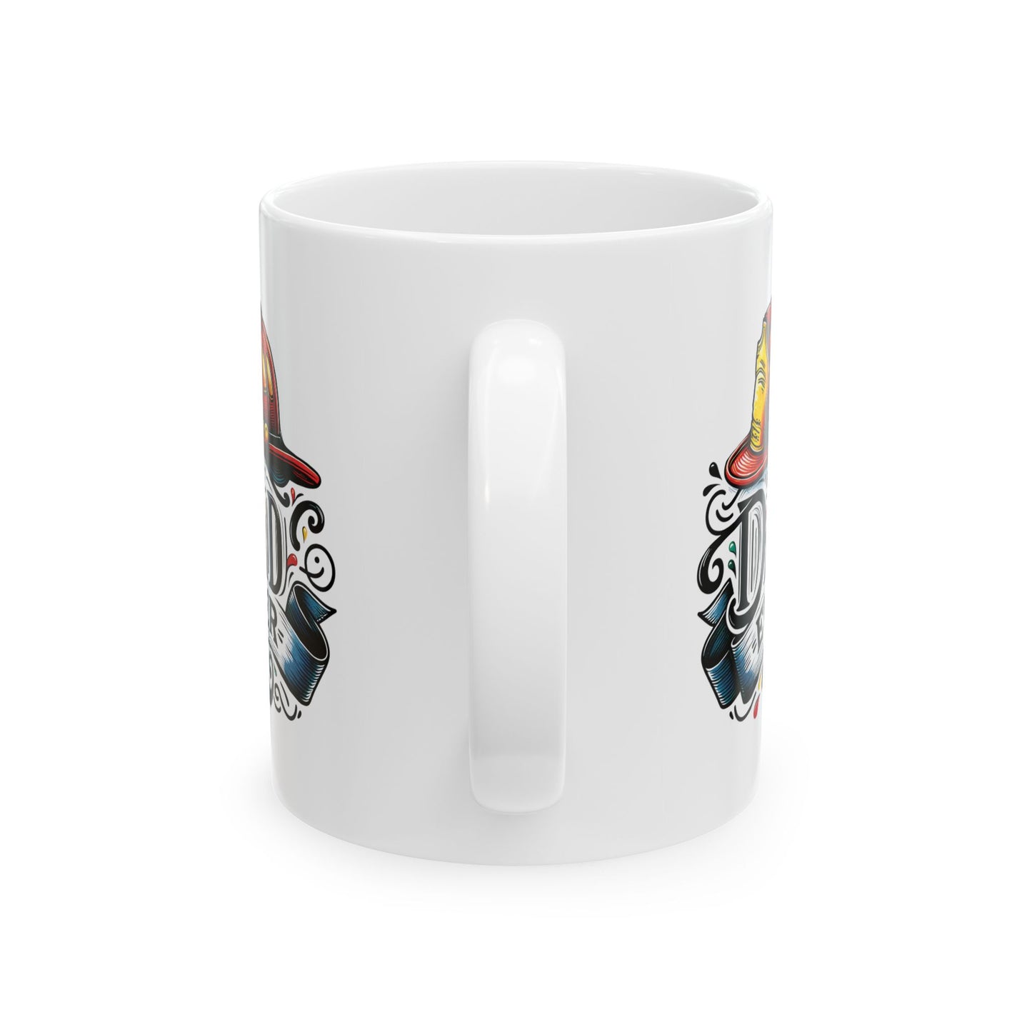 #5 Best dad ever firefighter - Funny Mug for Everyday Use | 11oz & 15oz Coffee Cup