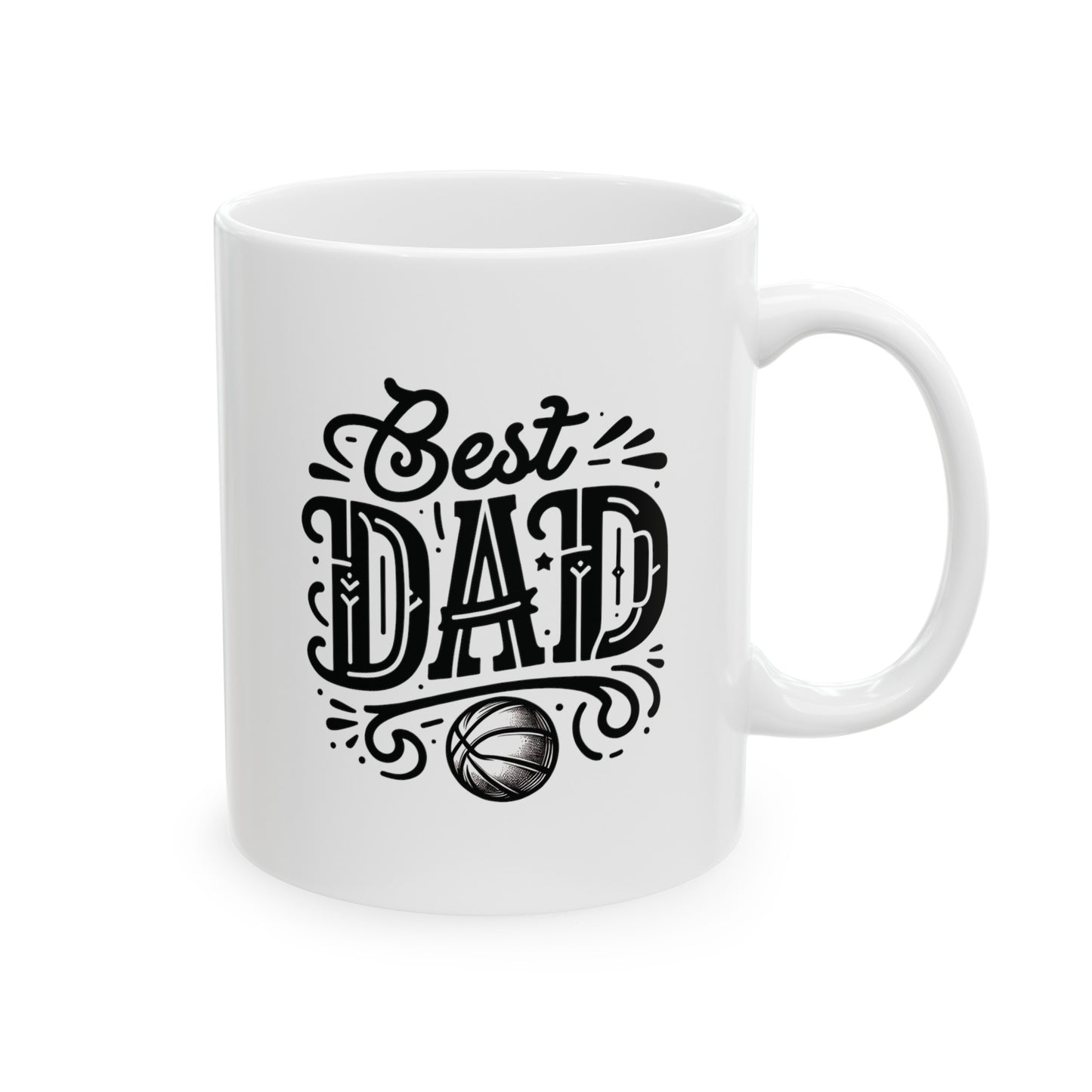 Best dad basketball, 11oz
