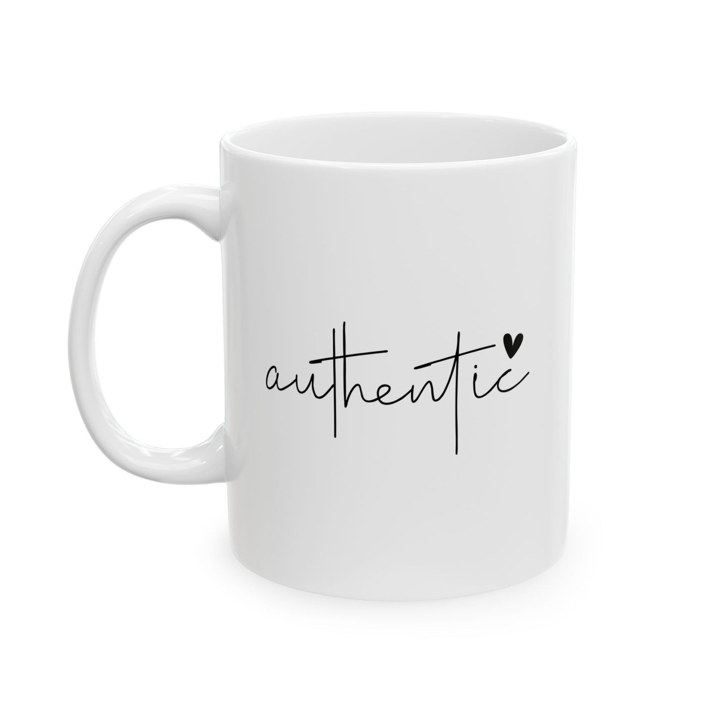 #249 Authentic - Motivation & Positivity Mug, Cute & Uplifting Gift | 11oz & 15oz Coffee Cup