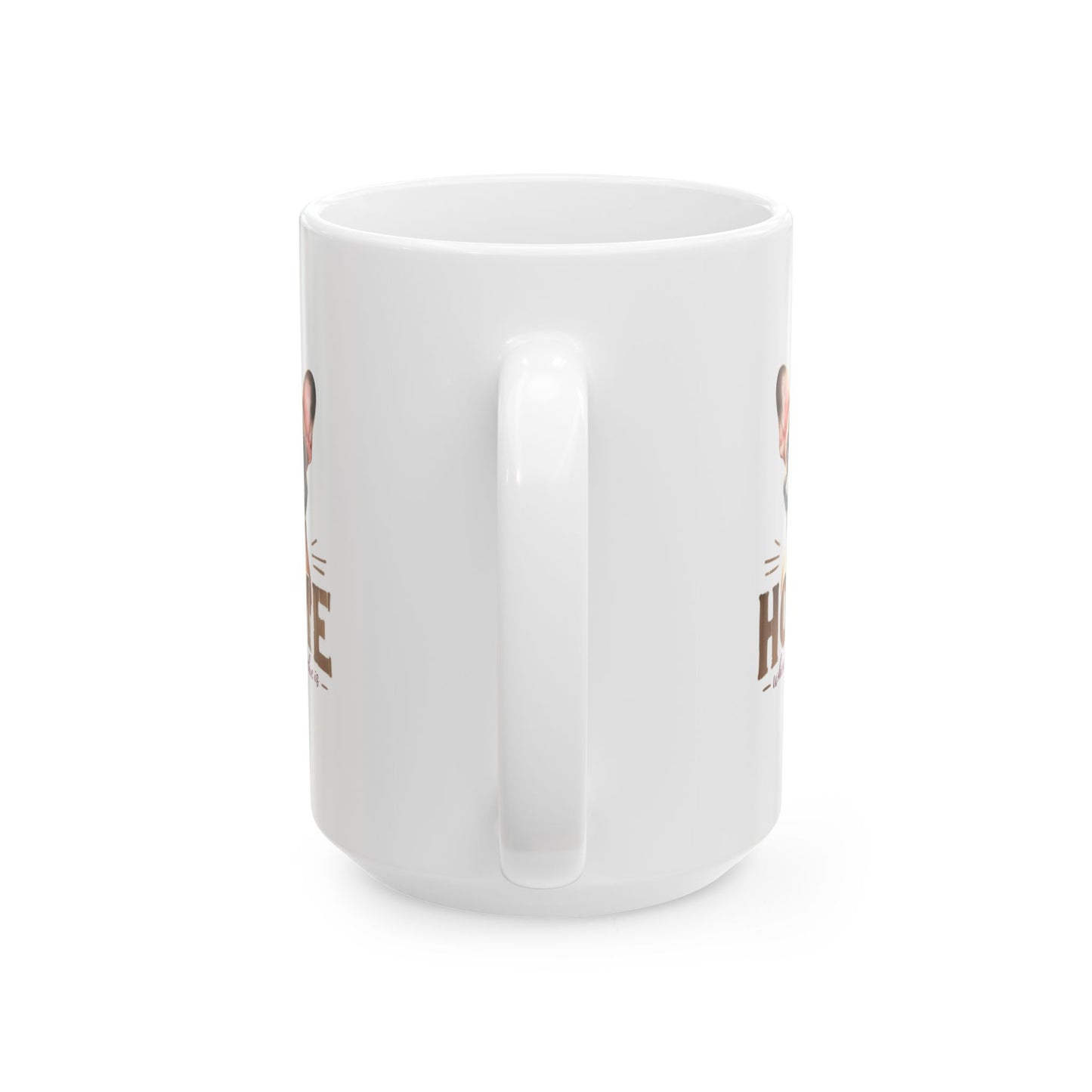 #43 Home where the frenchie is - Funny Dog Lover Mug for Everyday Use | 11oz & 15oz Coffee Cup