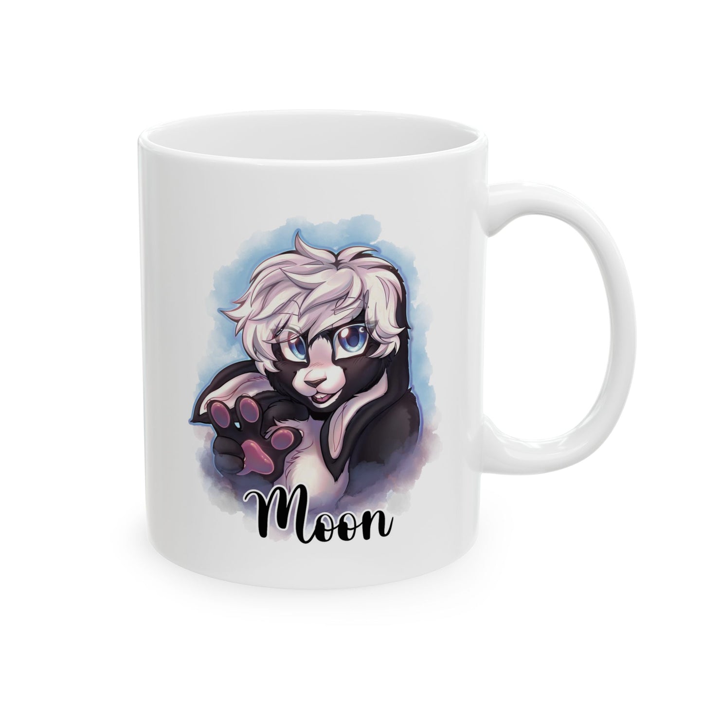 #1005 Fursona Custom Mug – Unique Personalized Mug with Your Character Design & Name | Furry Community Gift Idea | 11oz & 15oz