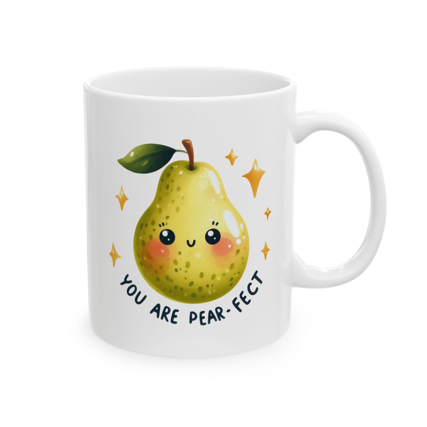 #237 You are pear-fect - Kawaii Motivation & Positivity Mug, Cute & Uplifting Gift | 11oz & 15oz Coffee Cup