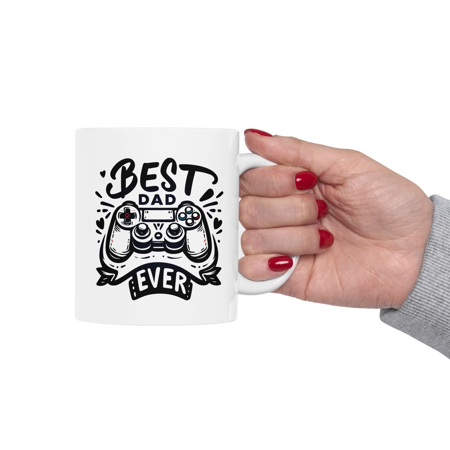 #2 Best dad ever - Fun mug for Everyday Use (11oz & 15oz)