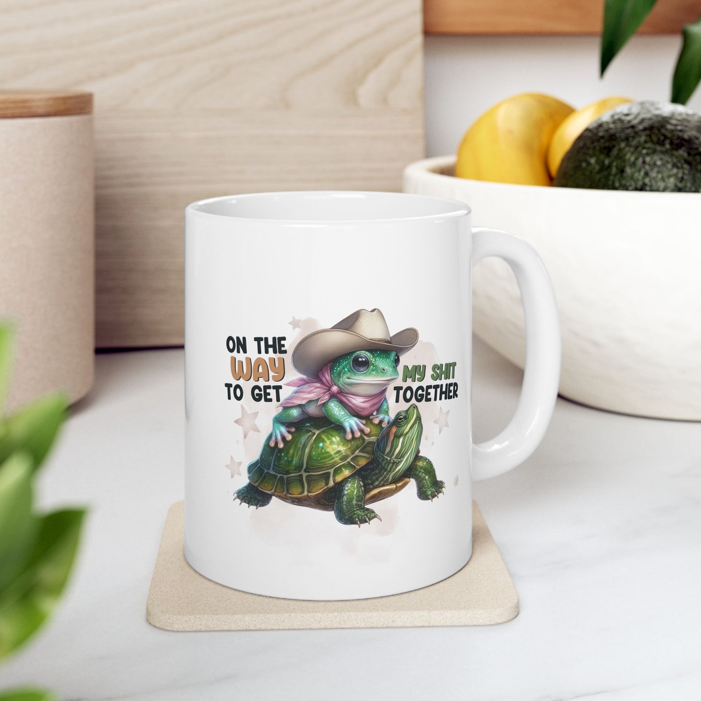 #99 On the way to get my sh*t together - Funny Sarcastic Mug for Everyday Use | 11oz & 15oz Coffee Cup