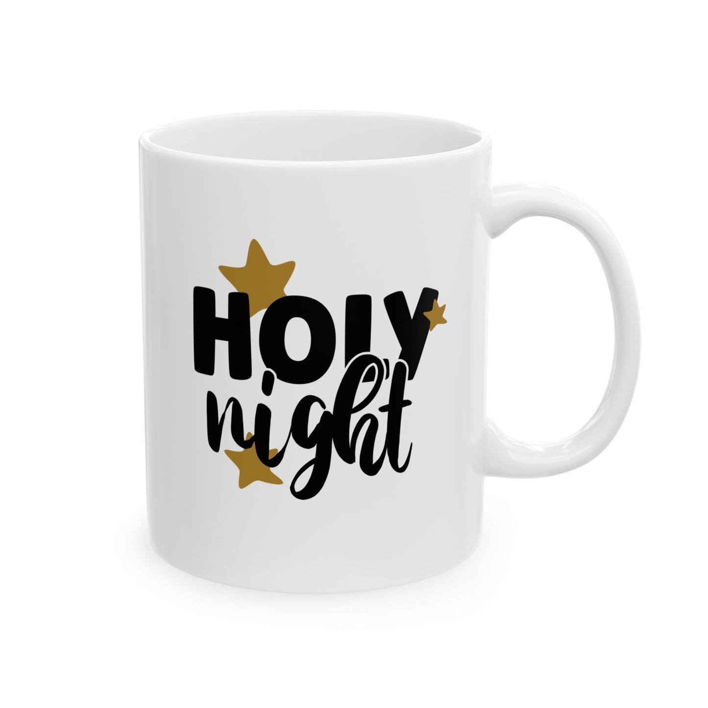 #179 Holy Night - Funny Holiday & Festive Christmas Mug, Perfect Gift | 11oz & 15oz Coffee Cup