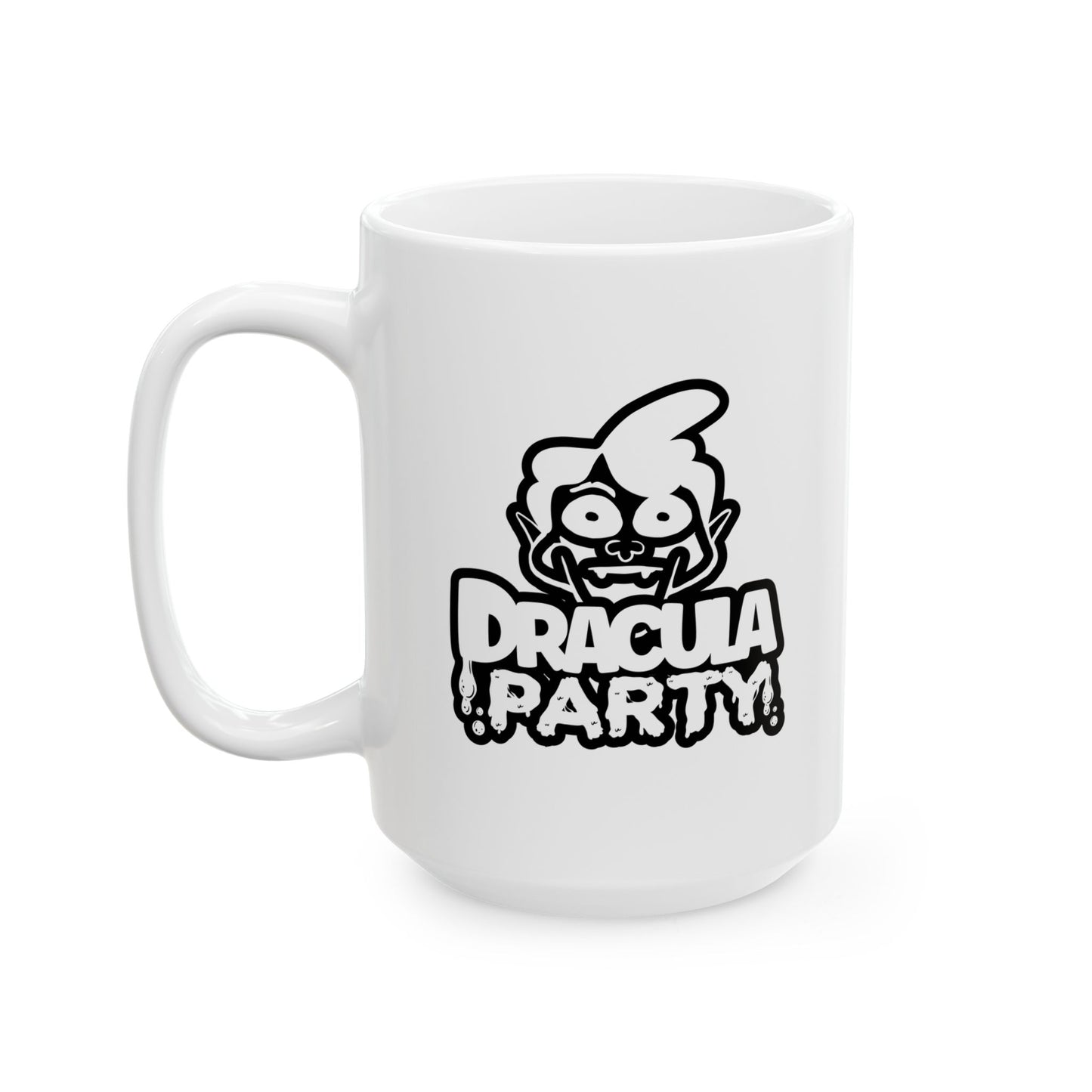 #116 Dracula party – Spooky & Funny Halloween Mug | 11oz & 15oz Coffee Cup