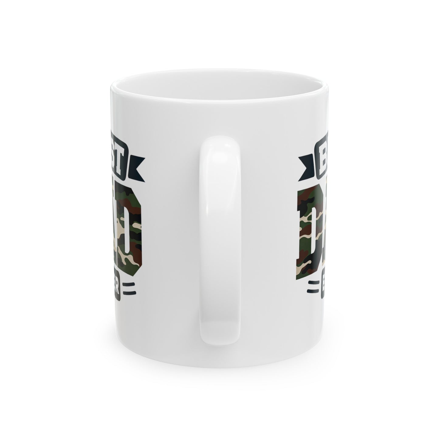 Best dad ever camo, 11oz
