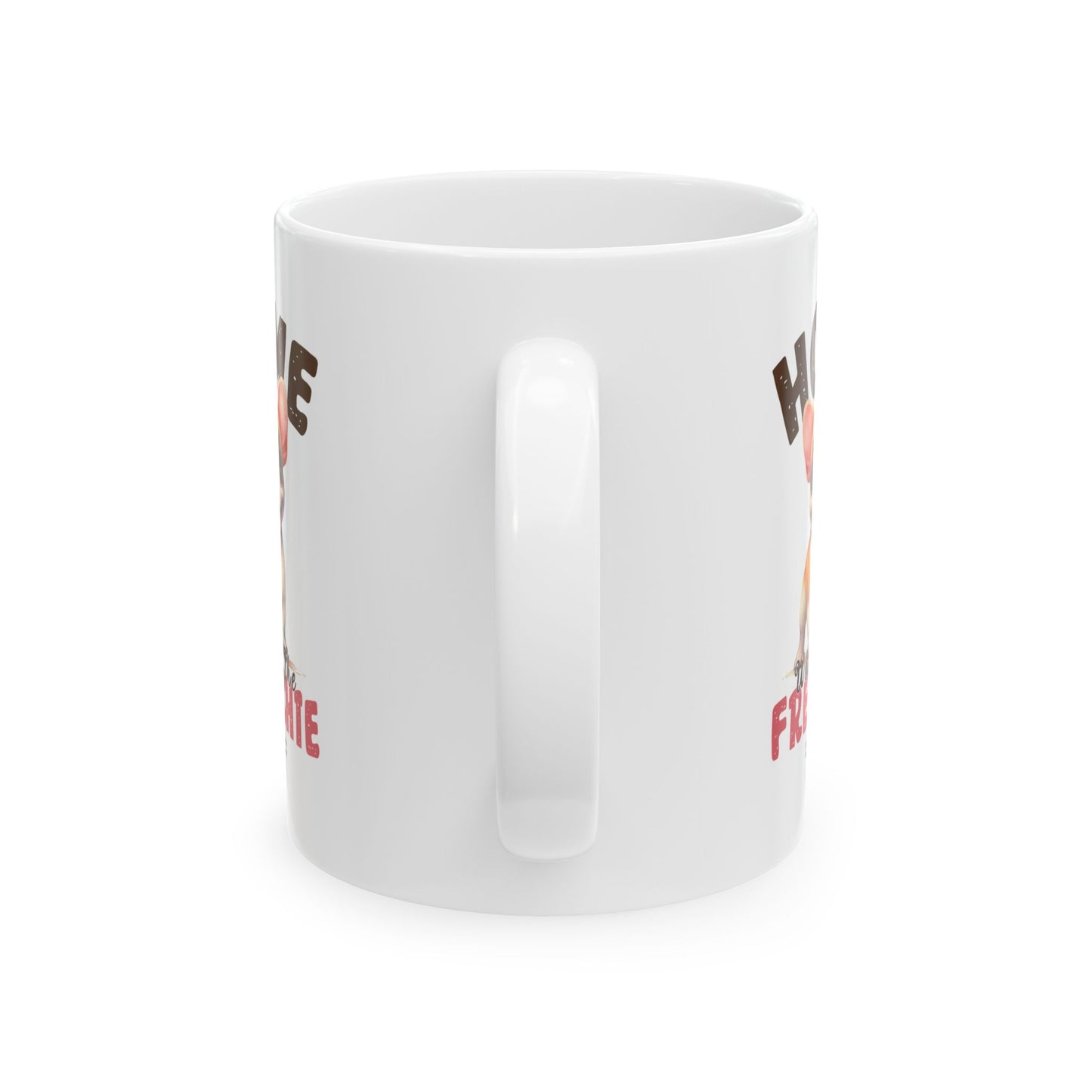 #44 Home is where the frenchie is - Funny Dog Lover Mug for Everyday Use | 11oz & 15oz Coffee Cup