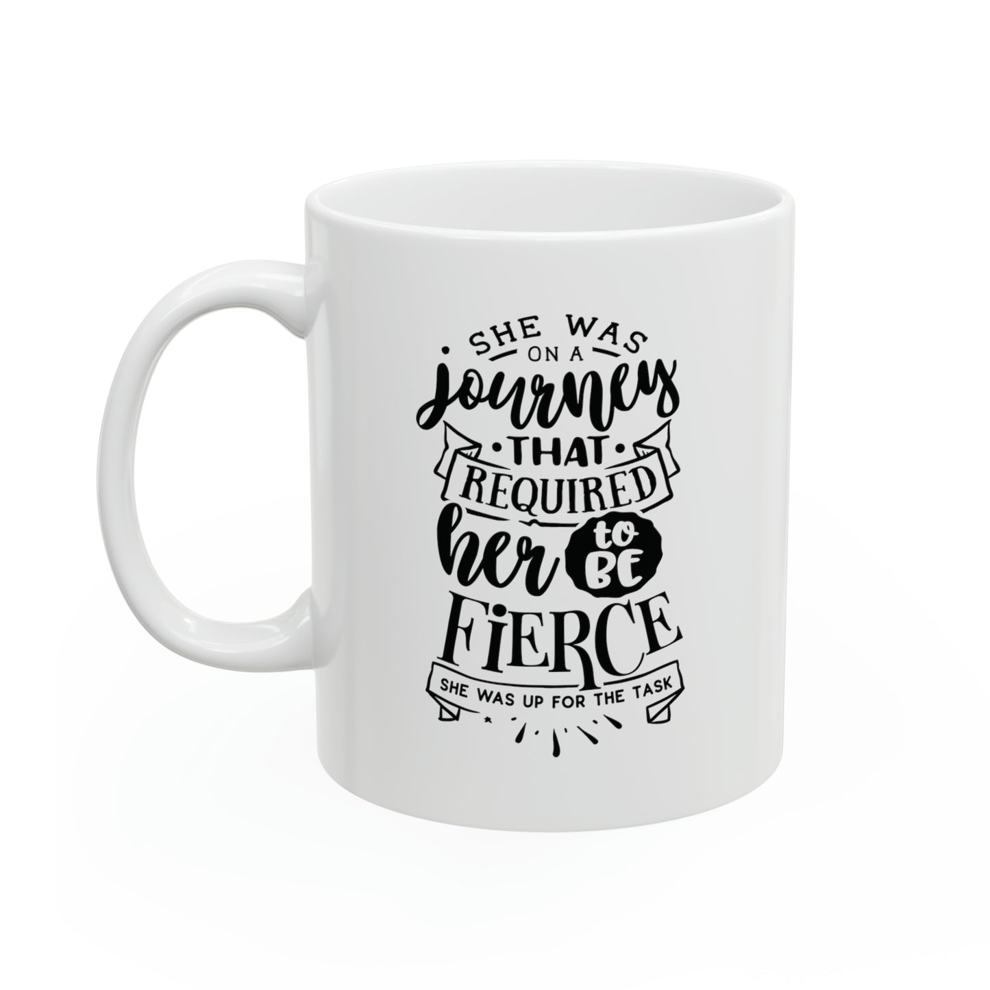 She was on a journey that required, 11oz