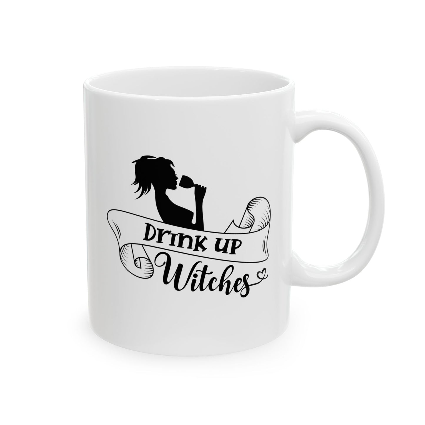 #118 Drink up Witches – Spooky & Funny Halloween Mug | 11oz & 15oz Coffee Cup