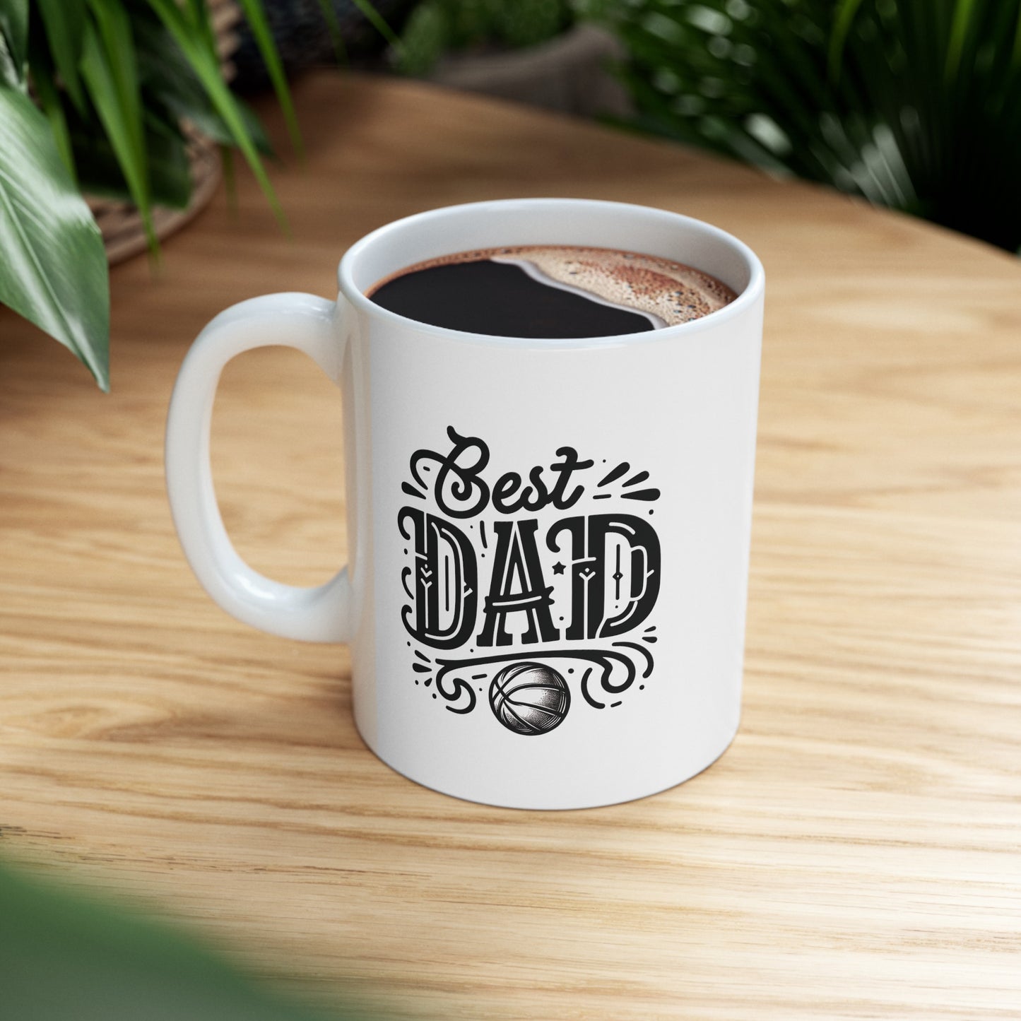Best dad basketball, 11oz