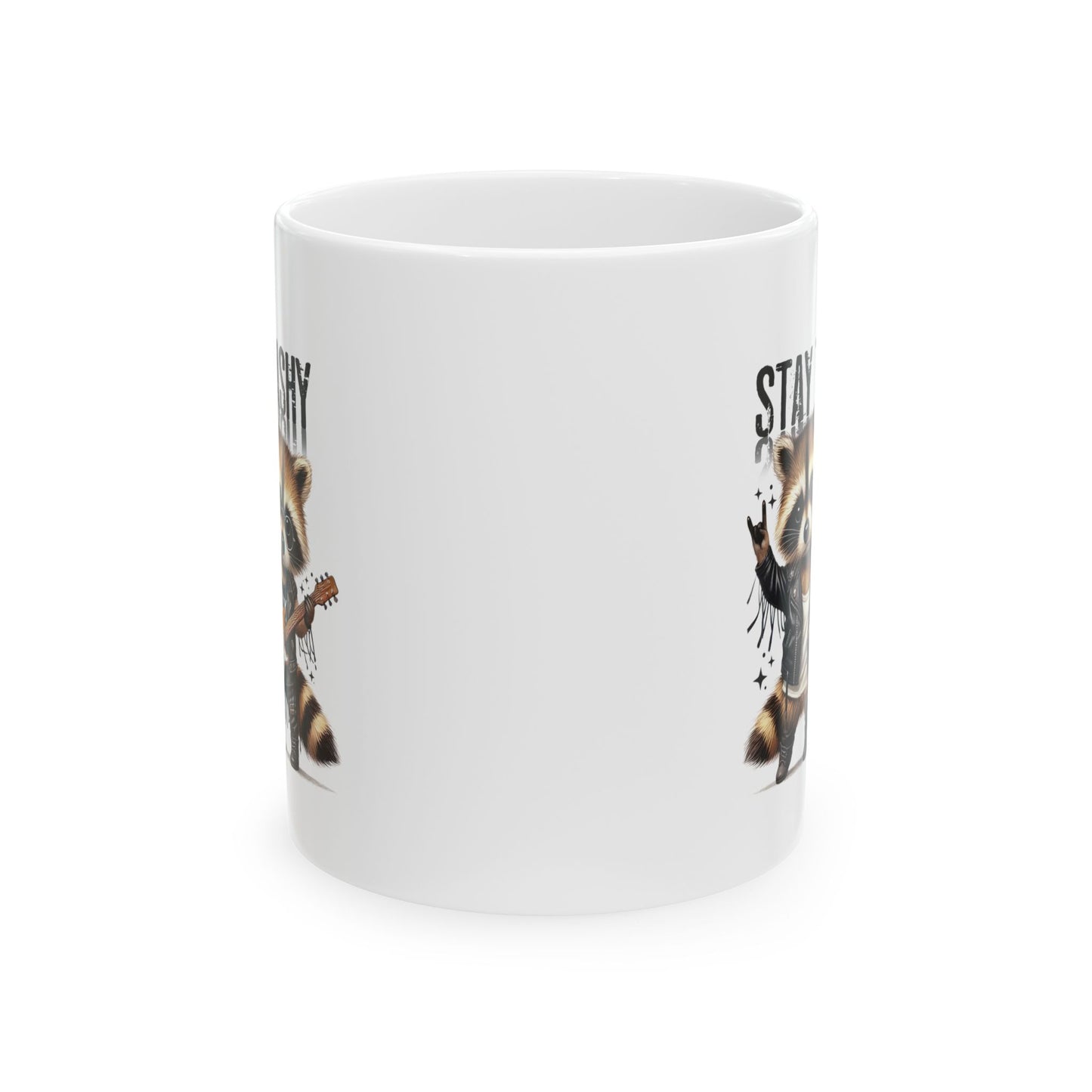 #103 Stay trashy - Funny Sarcastic Mug for Everyday Use | 11oz & 15oz Coffee Cup
