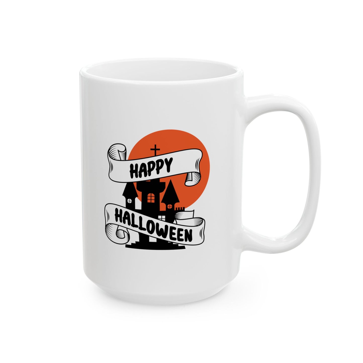 #127 Happy Halloween – Spooky & Funny Halloween Mug | 11oz & 15oz Coffee Cup