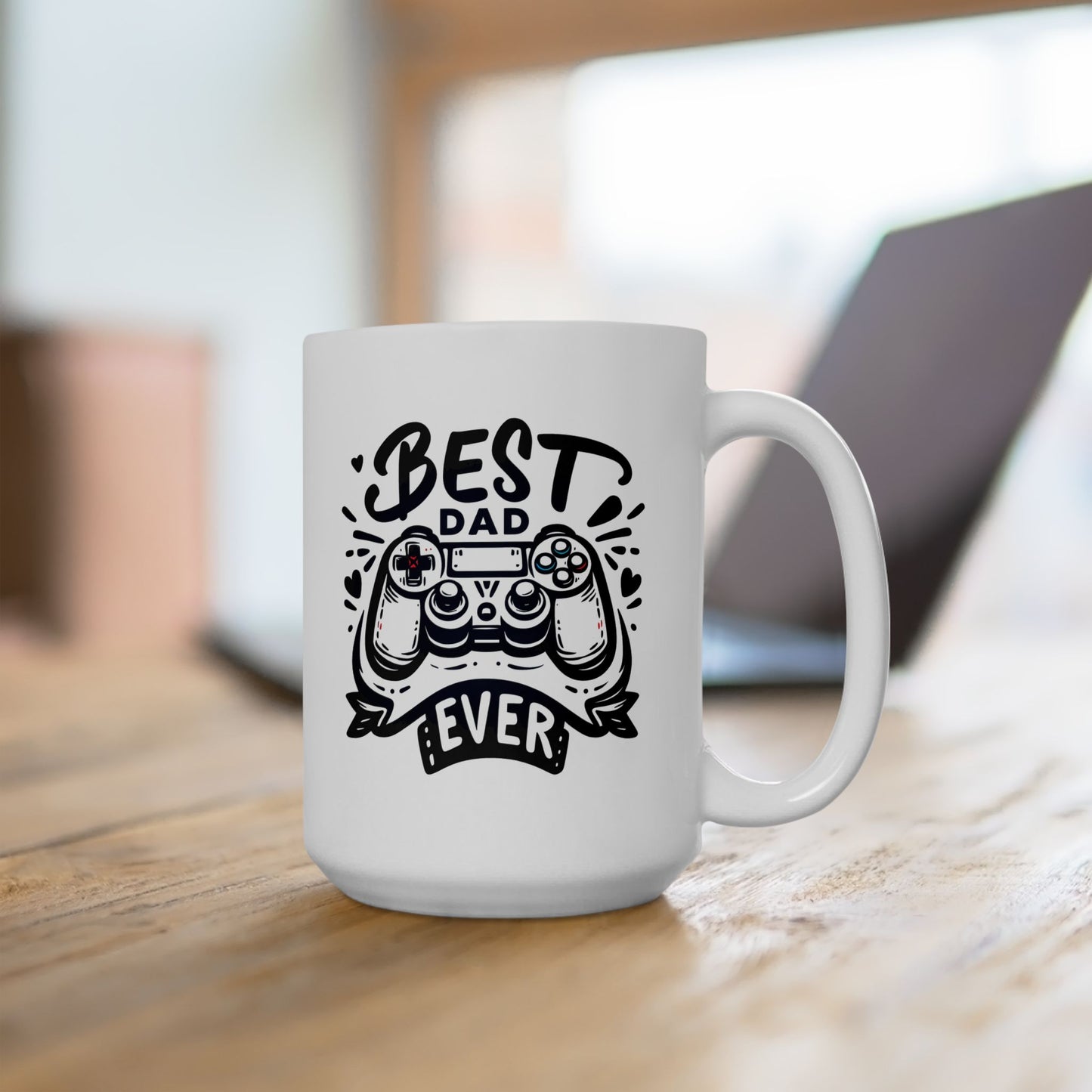 #2 Best dad ever - Fun mug for Everyday Use (11oz & 15oz)