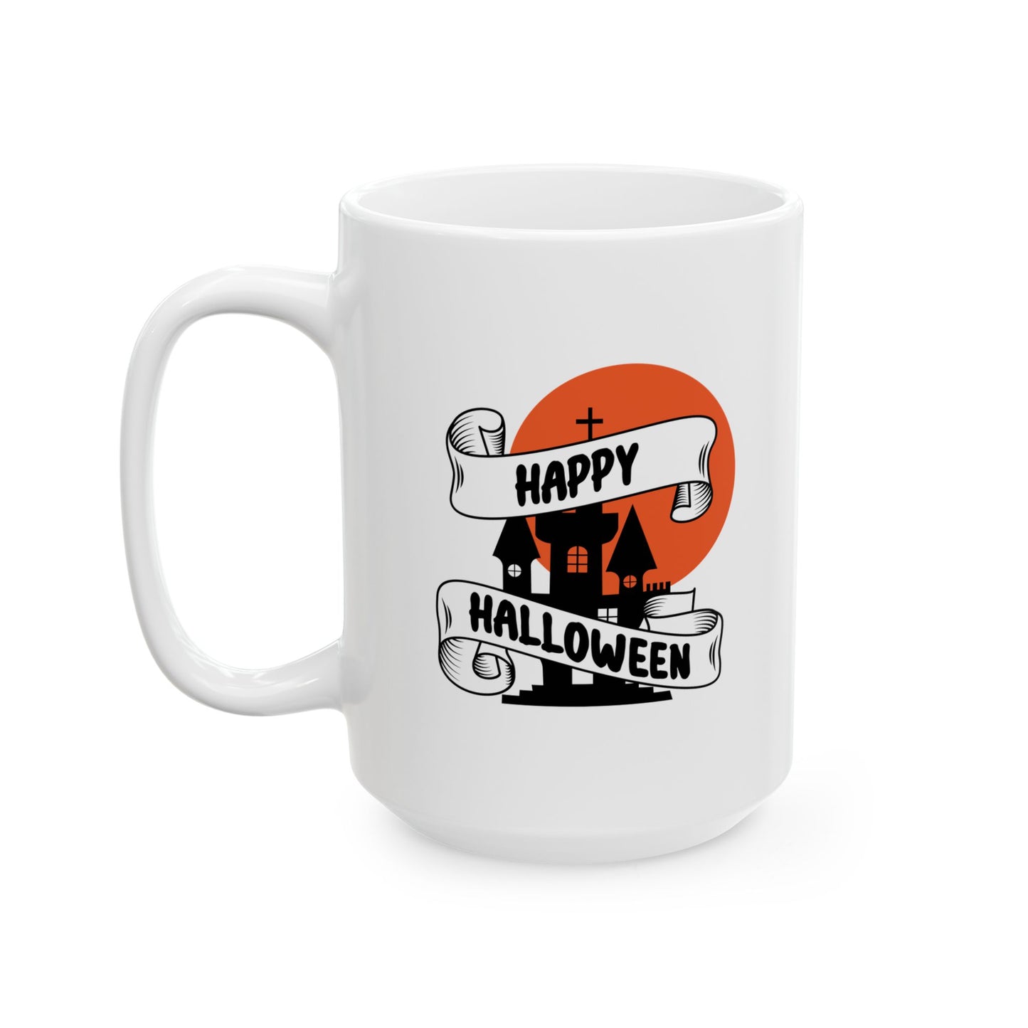 #127 Happy Halloween – Spooky & Funny Halloween Mug | 11oz & 15oz Coffee Cup