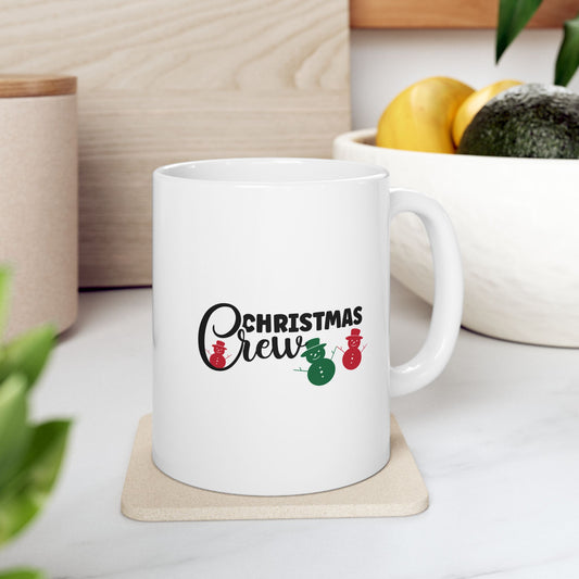 #157 Christmas Crew - Funny Holiday & Festive Christmas Mug, Perfect Gift | 11oz & 15oz Coffee Cup
