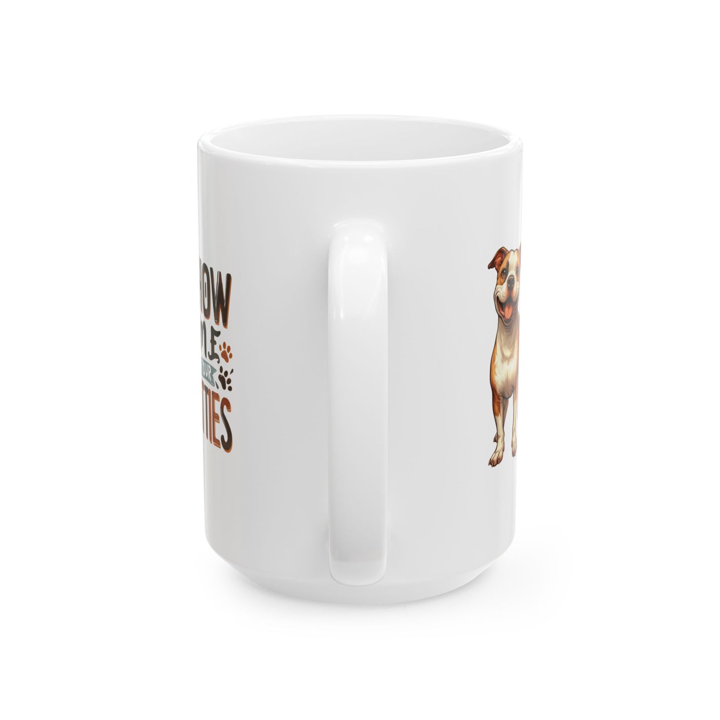 #37 Show me your pitties - Funny Dog Lover Mug for Everyday Use | 11oz & 15oz Coffee Cup