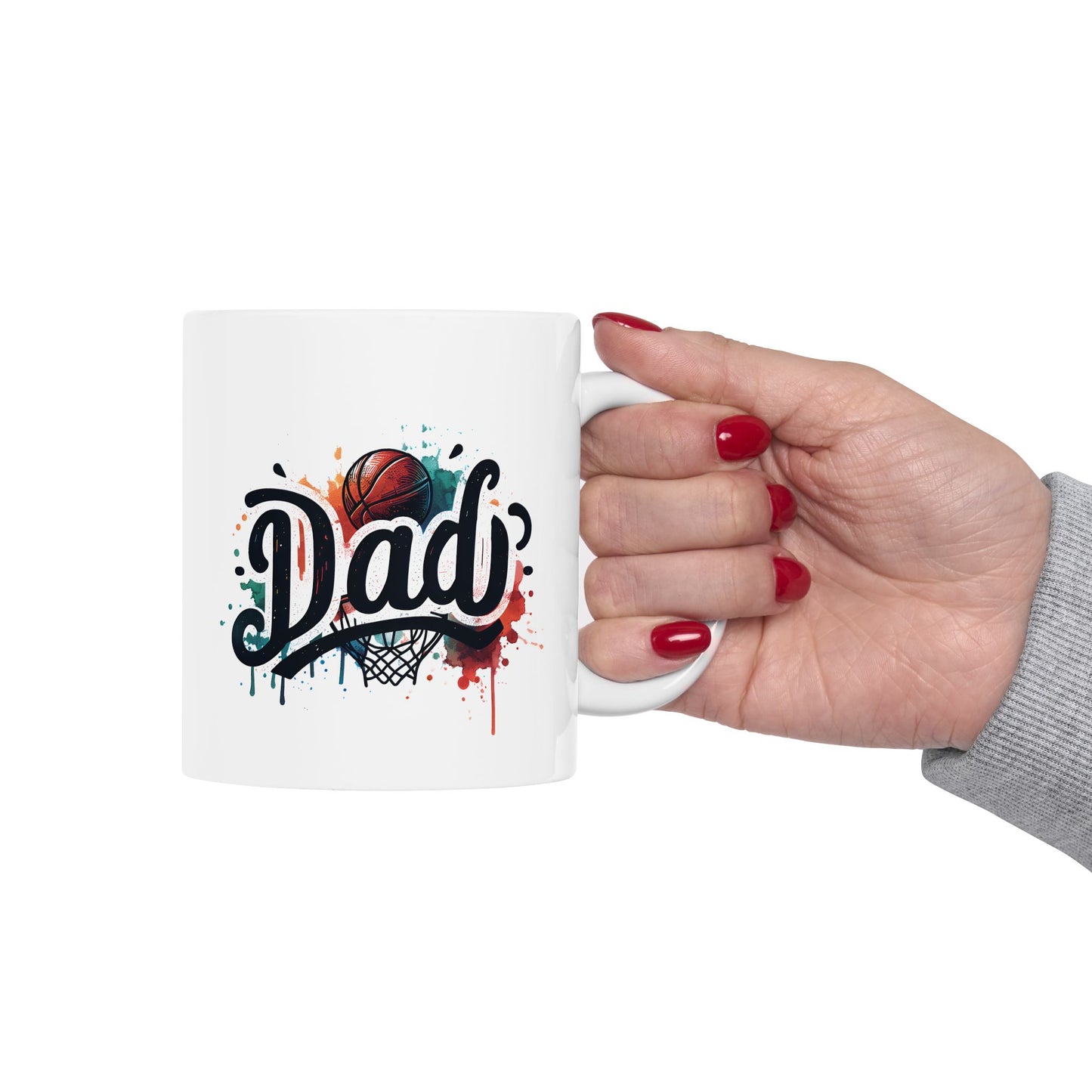 #3 Dad basketball - Mug for Everyday Use (11oz & 15oz)