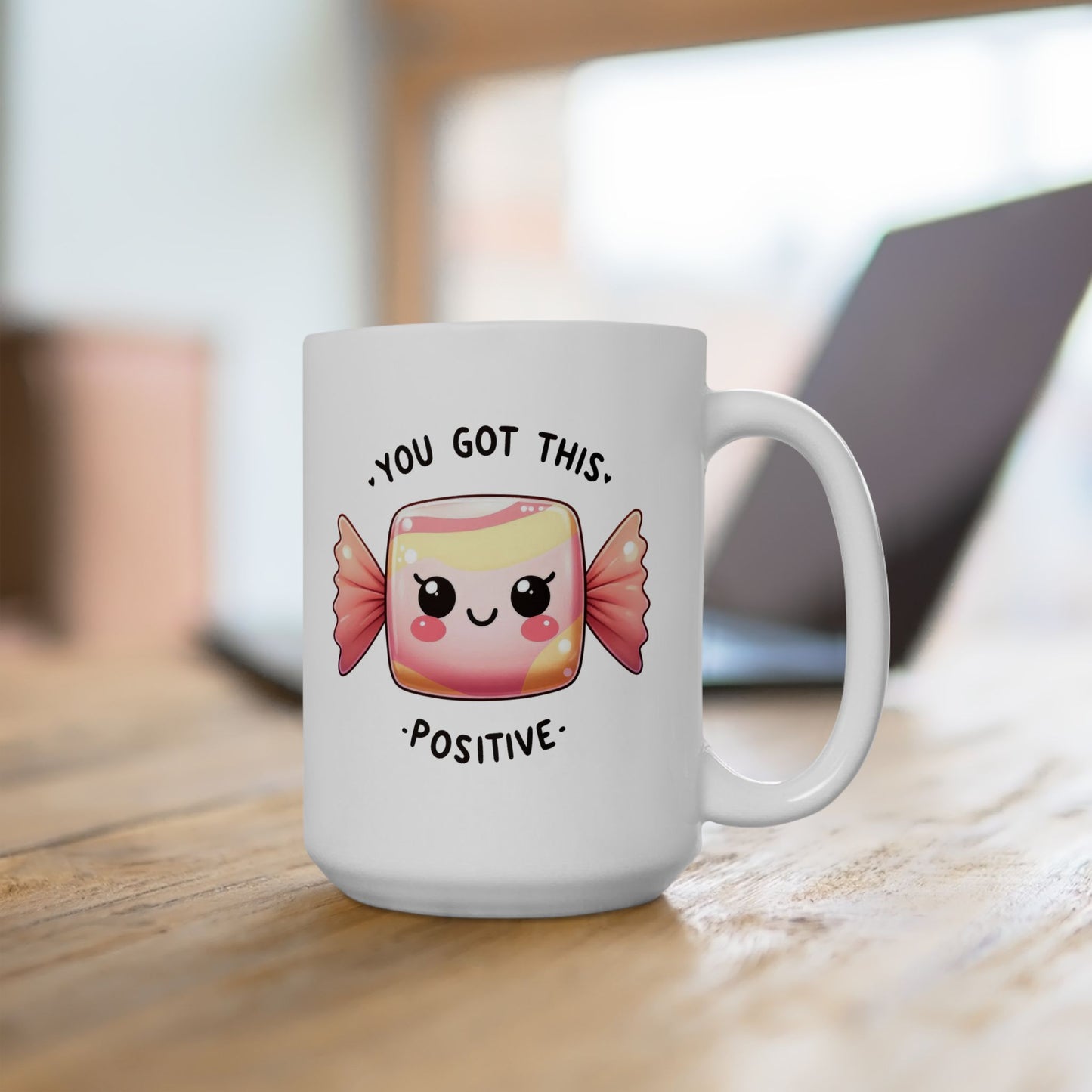 #228 You Got This Positive - Kawaii Motivation & Positivity Mug, Cute & Uplifting Gift | 11oz & 15oz Coffee Cup
