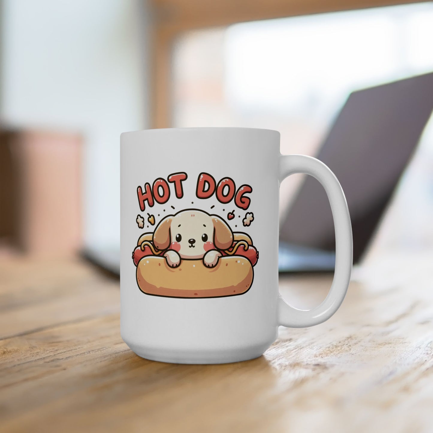#73 Hot dog - Funny Animals Quotes Mug for Everyday Use | 11oz & 15oz Coffee Cup