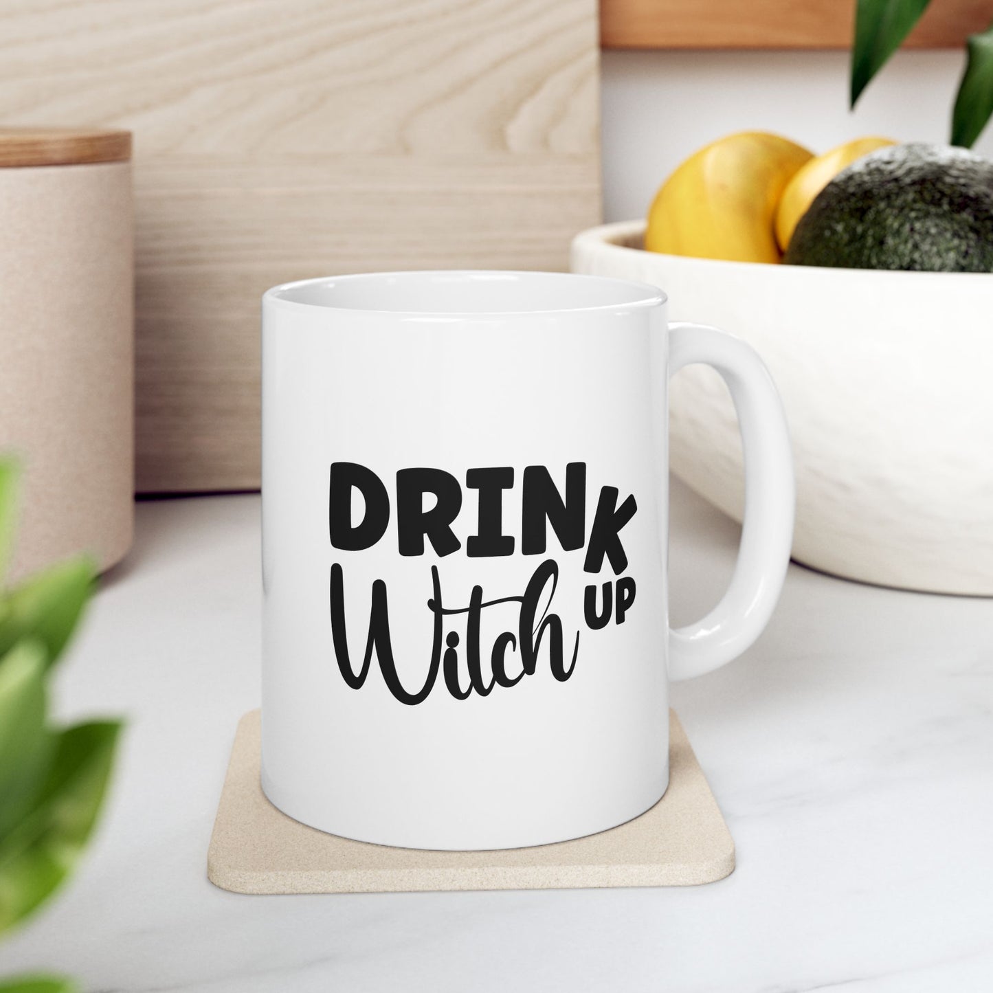 #117 Drink up Witch – Spooky & Funny Halloween Mug | 11oz & 15oz Coffee Cup
