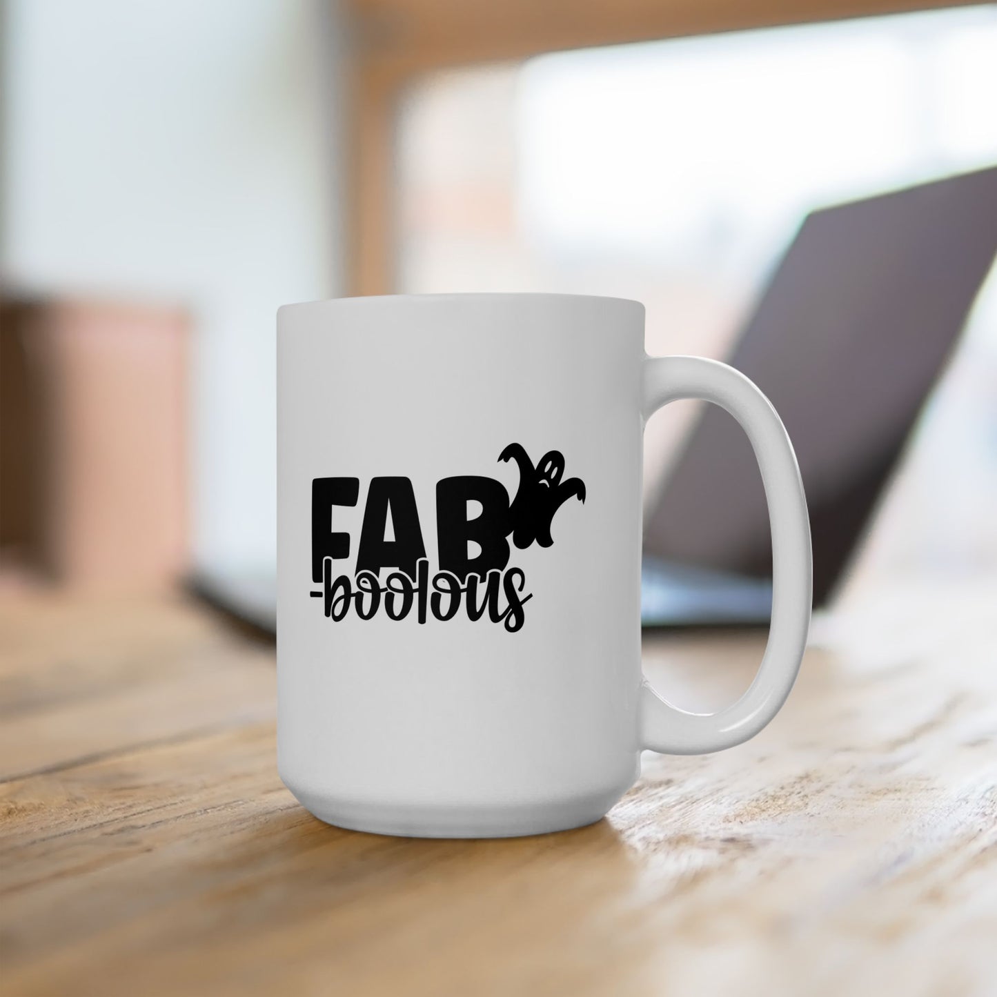 #121 FAB-boolous – Spooky & Funny Halloween Mug | 11oz & 15oz Coffee Cup