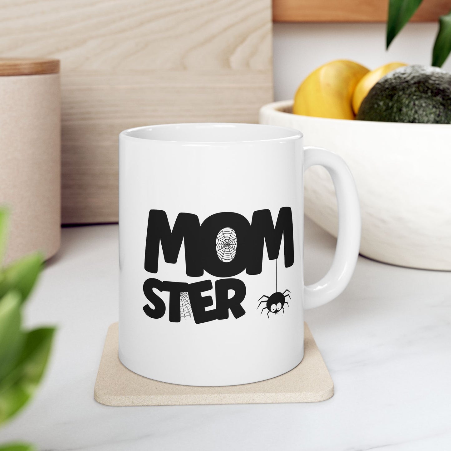 #139 Momster – Spooky & Funny Halloween Mug | 11oz & 15oz Coffee Cup