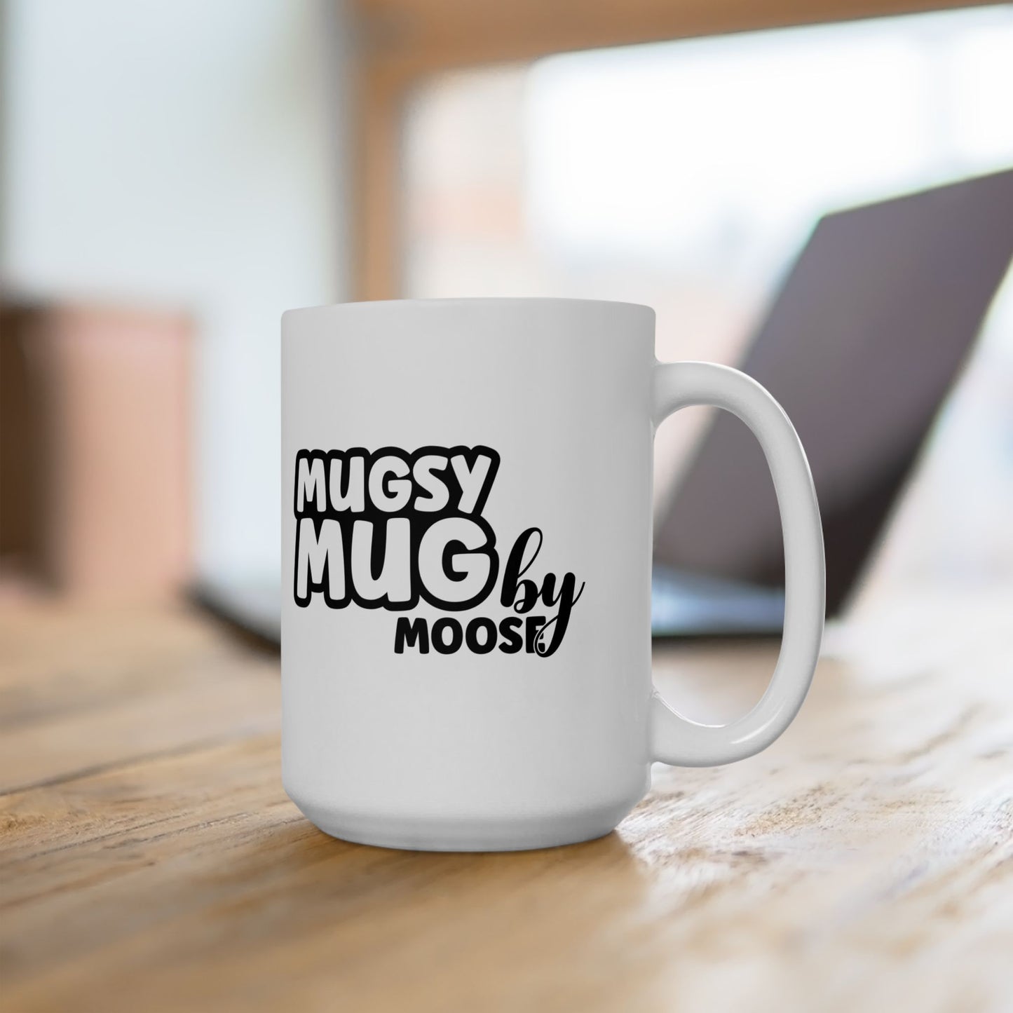#1 MugsyMug.com Ceramic Mug - Fun Coffee Cup for Everyday Use (11oz & 15oz)
