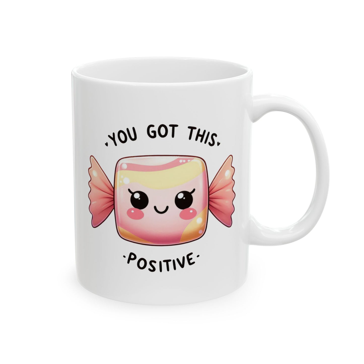 #228 You Got This Positive - Kawaii Motivation & Positivity Mug, Cute & Uplifting Gift | 11oz & 15oz Coffee Cup