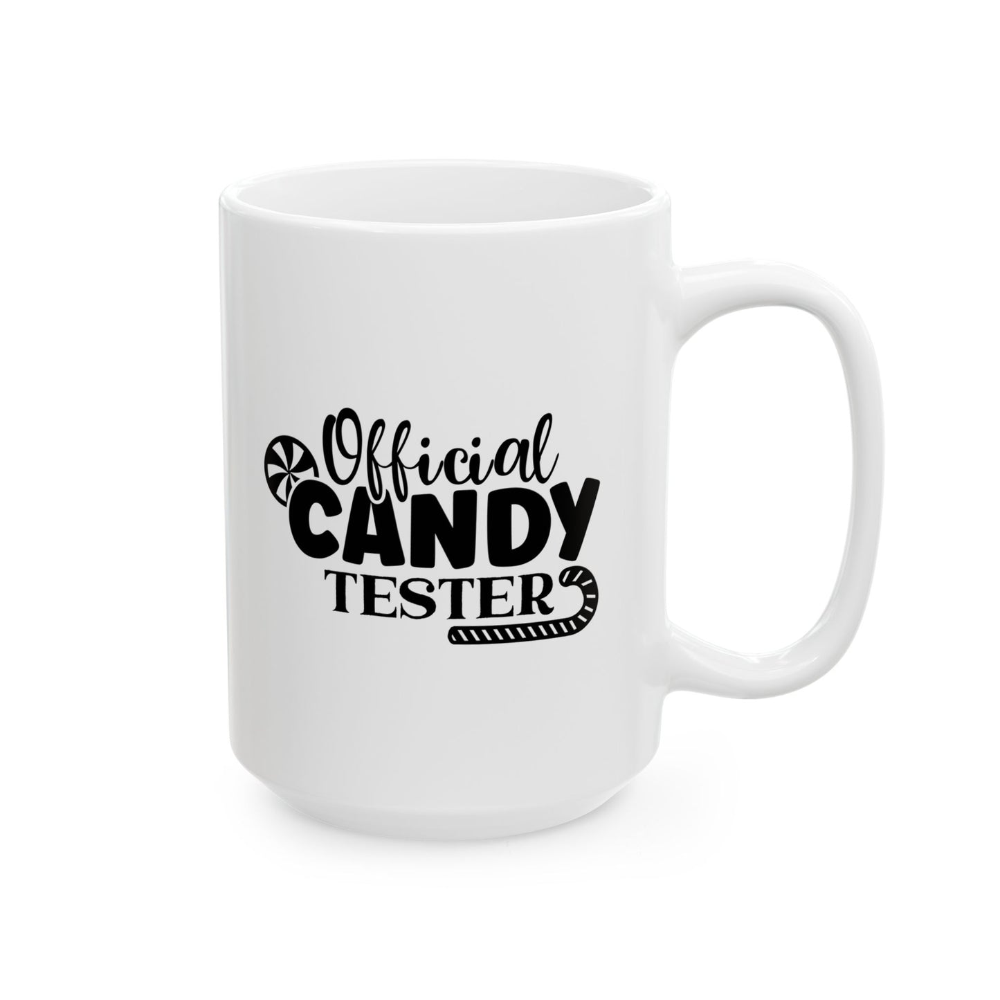 #142 Official candy tester – Spooky & Funny Halloween Mug | 11oz & 15oz Coffee Cup