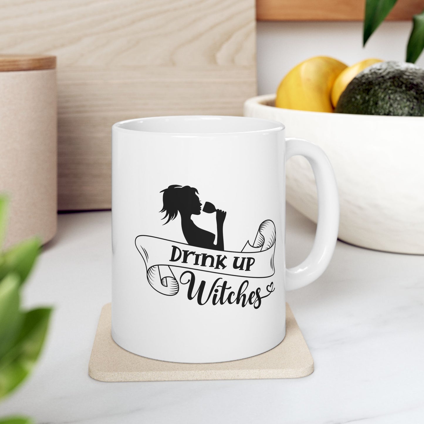 #118 Drink up Witches – Spooky & Funny Halloween Mug | 11oz & 15oz Coffee Cup