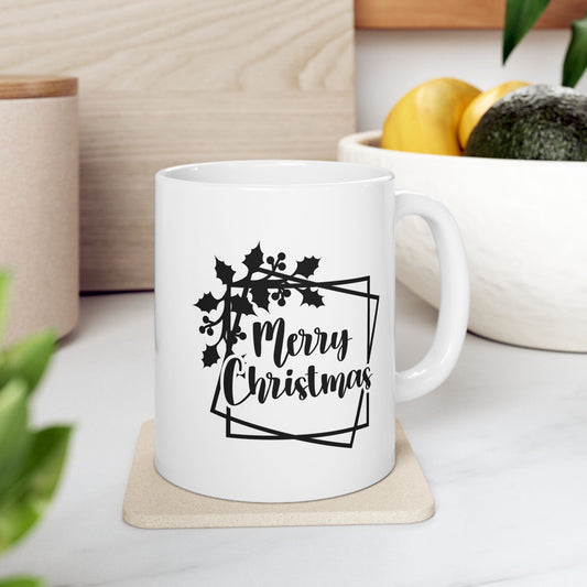 #195 Merry Christmas - Funny Holiday & Festive Christmas Mug, Perfect Gift | 11oz & 15oz Coffee Cup