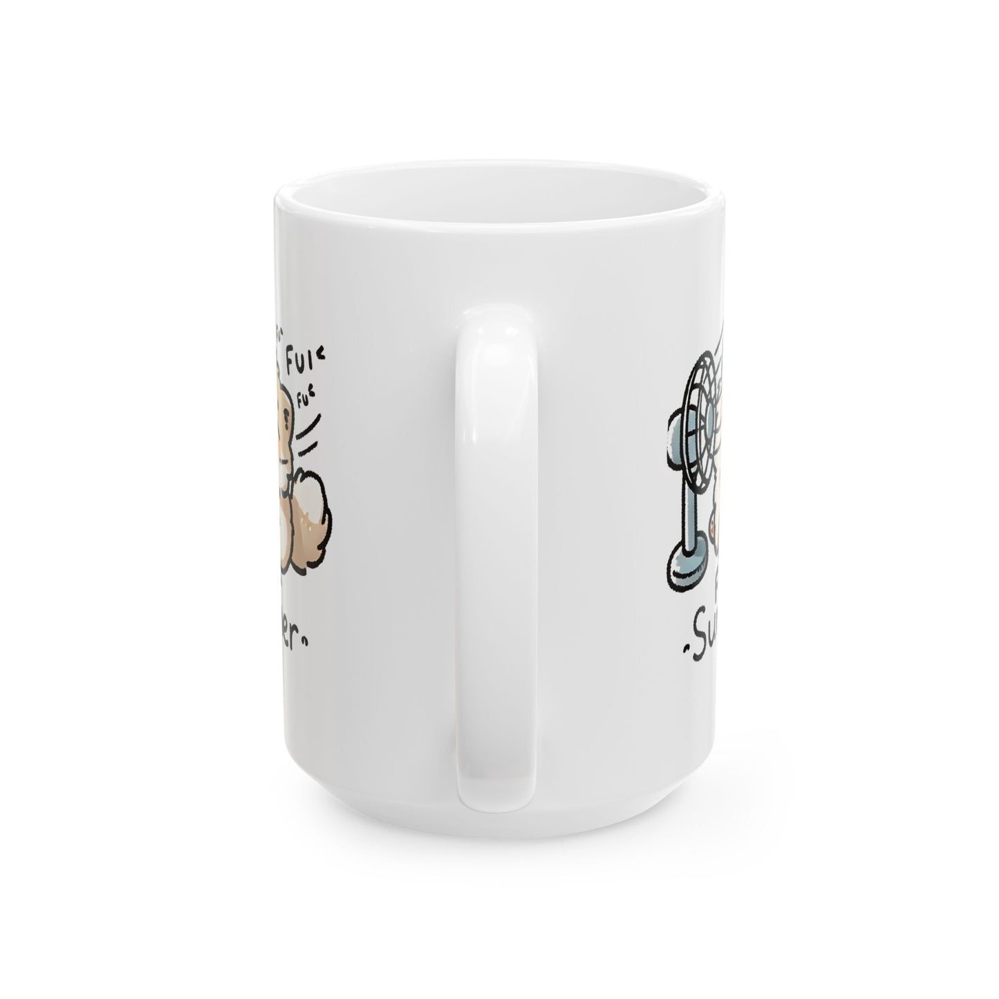 #33 Fu fu fu summer - Funny Cat Lover Mug for Everyday Use | 11oz & 15oz Coffee Cup
