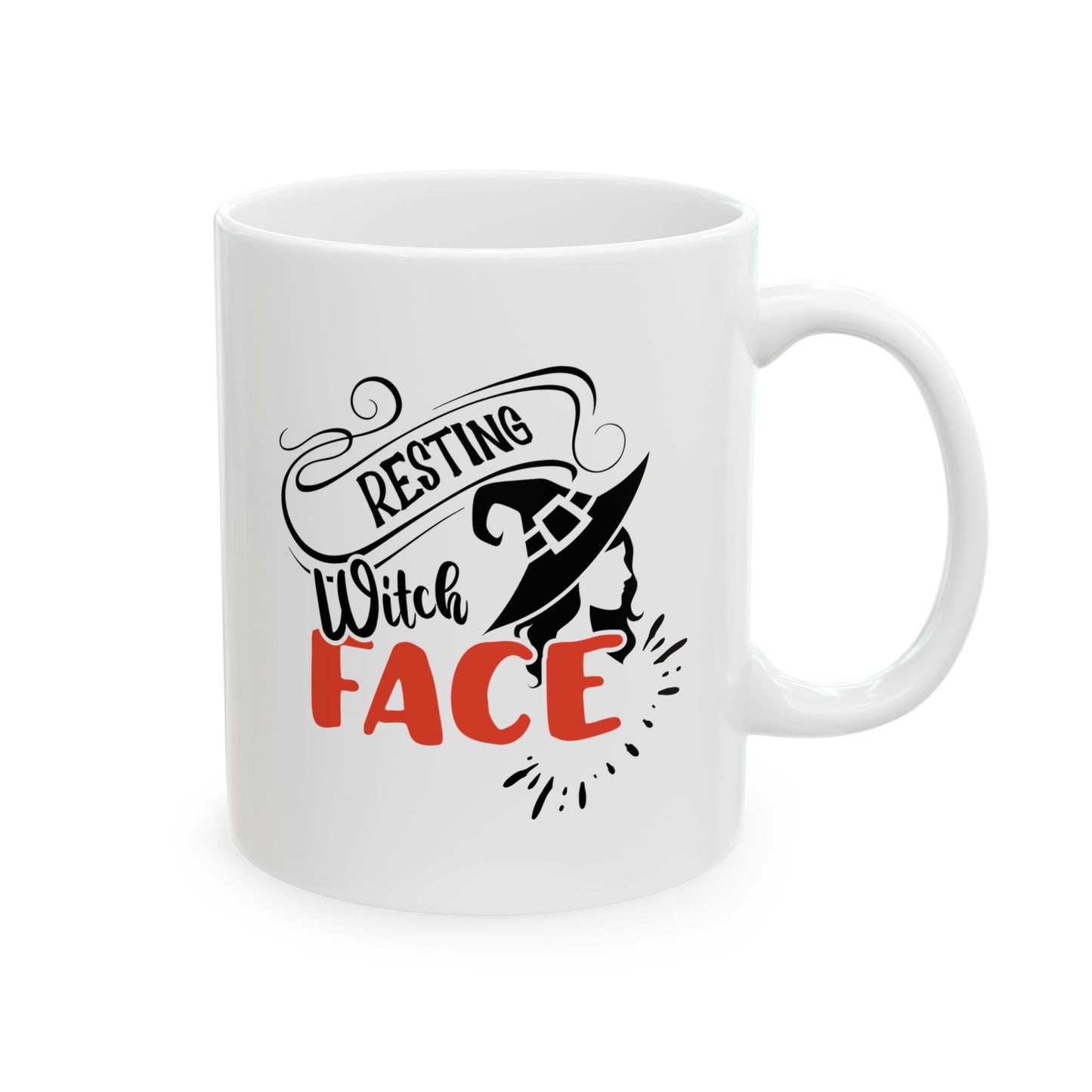 #143 Resting witch face – Spooky & Funny Halloween Mug | 11oz & 15oz Coffee Cup