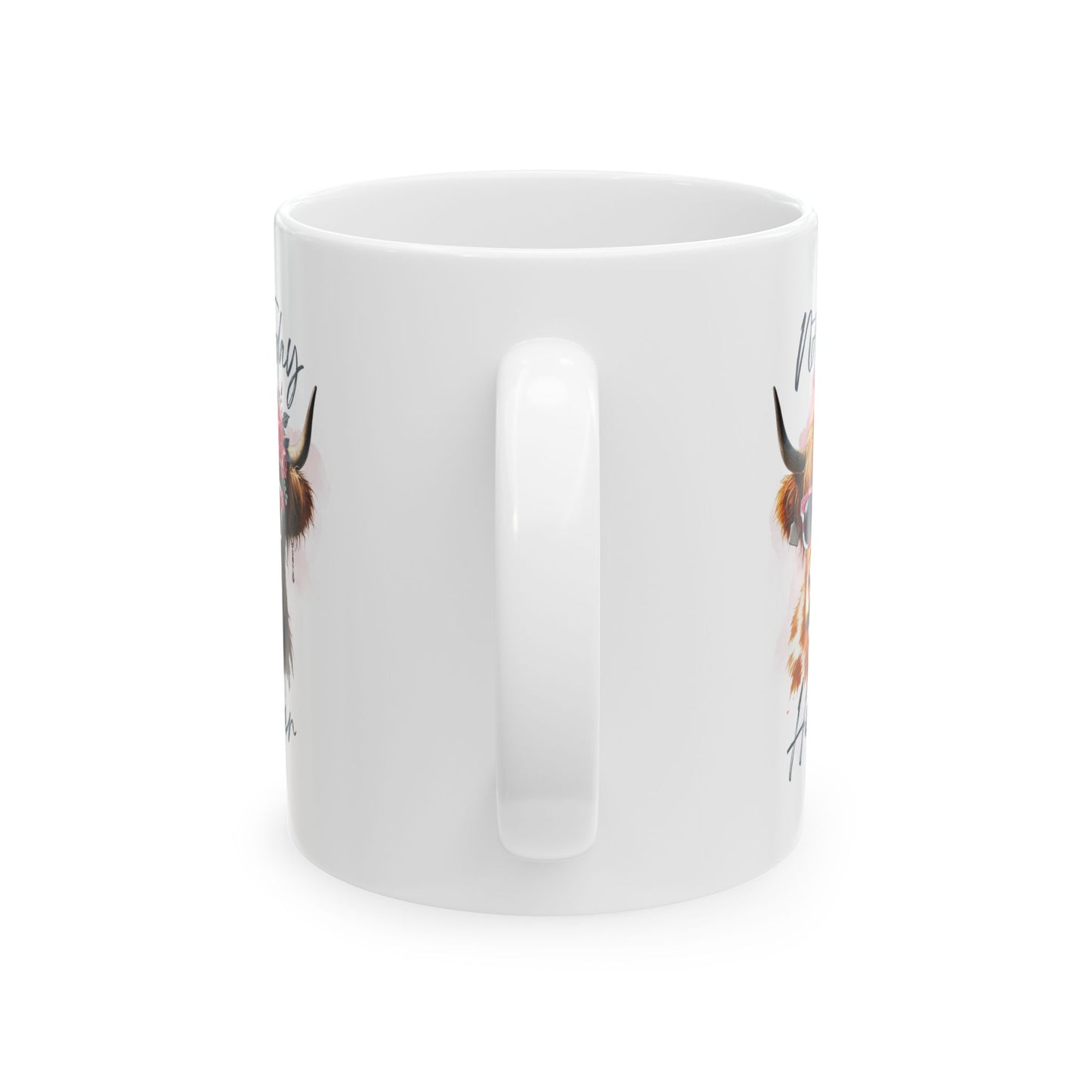 #98 Not today Heifer - Funny Sarcastic Mug for Everyday Use | 11oz & 15oz Coffee Cup