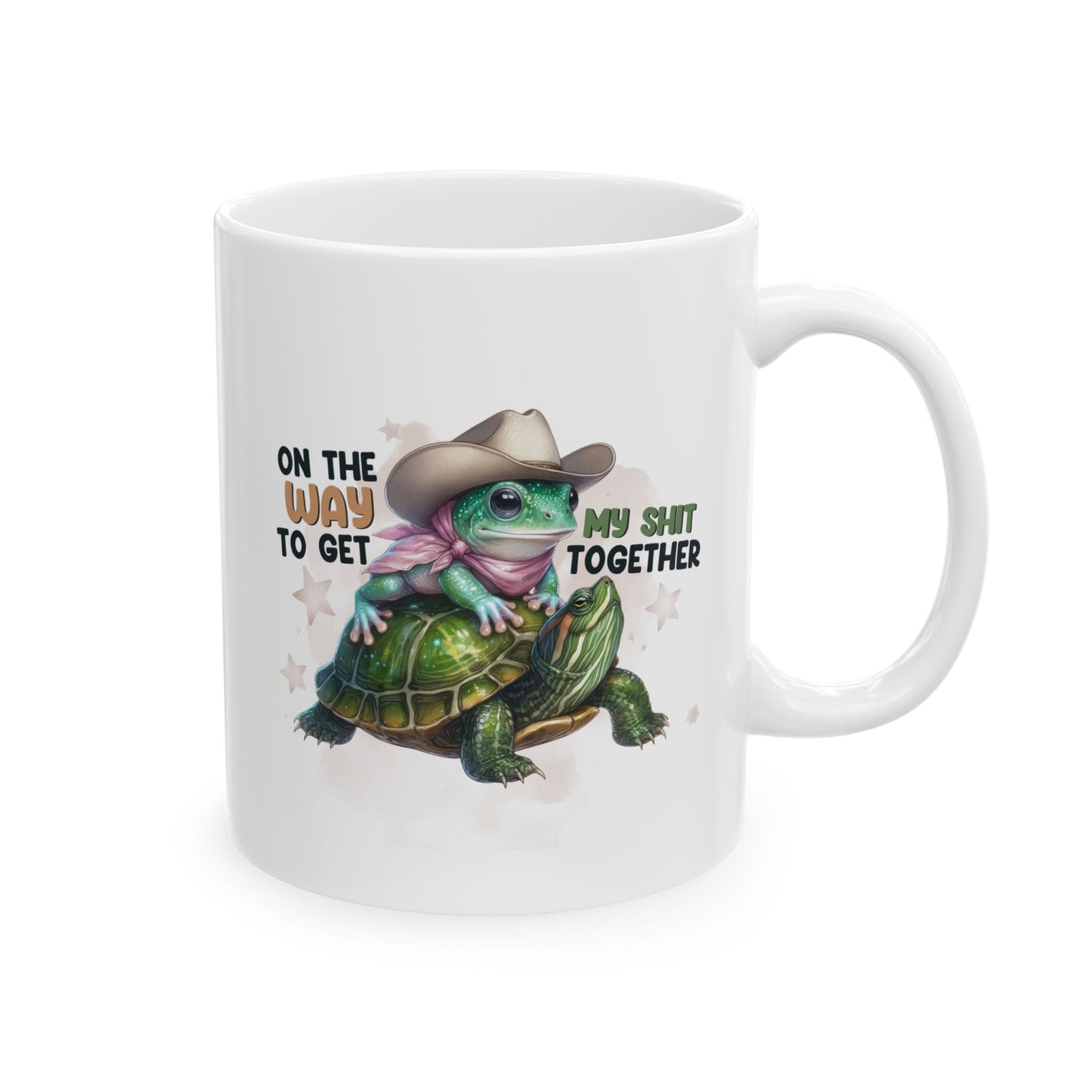 #99 On the way to get my sh*t together - Funny Sarcastic Mug for Everyday Use | 11oz & 15oz Coffee Cup