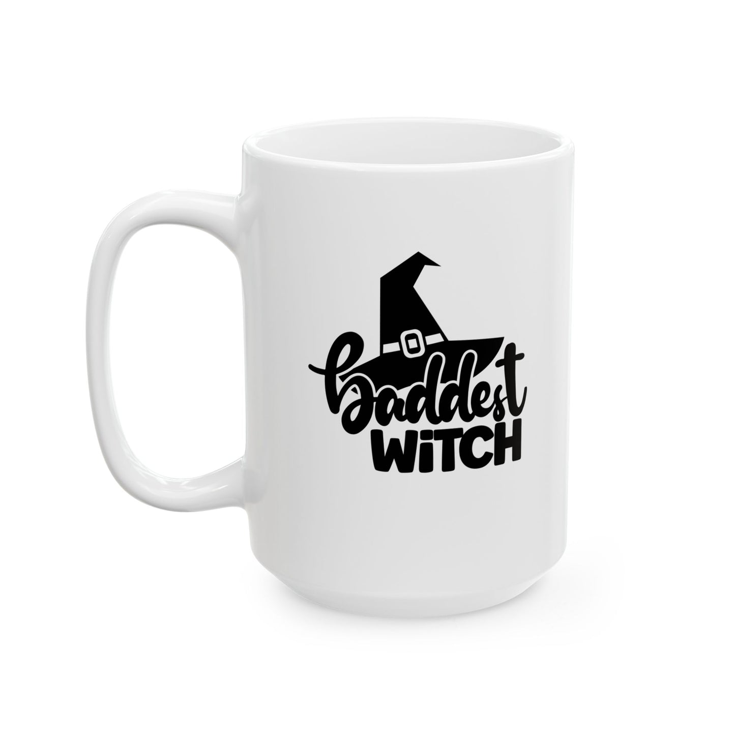 #110 Baddest witch – Spooky & Funny Halloween Mug | 11oz & 15oz Coffee Cup