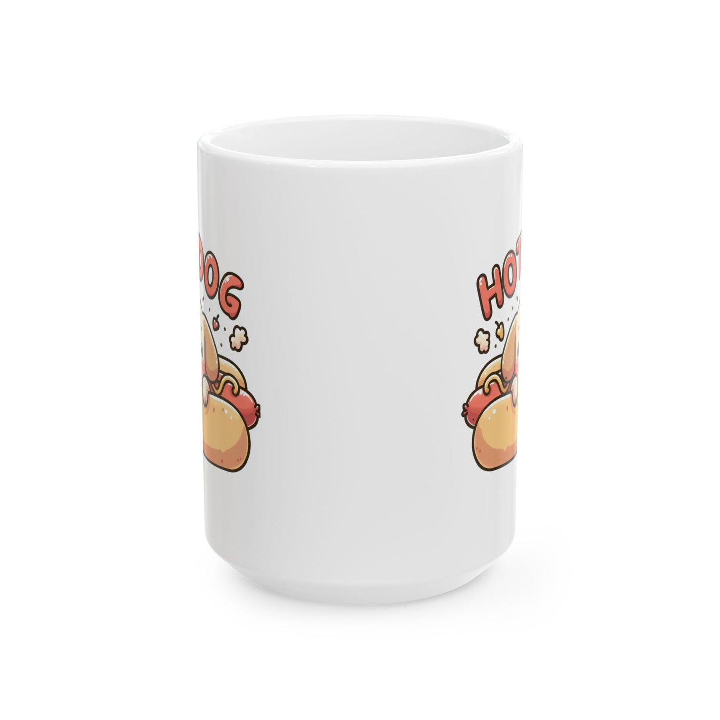 #73 Hot dog - Funny Animals Quotes Mug for Everyday Use | 11oz & 15oz Coffee Cup