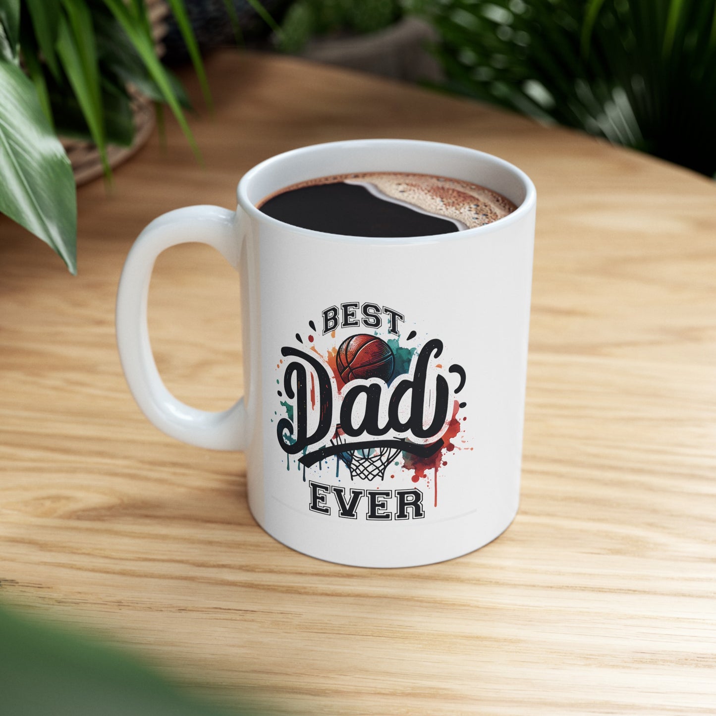 Best dad ever basketball, 11oz