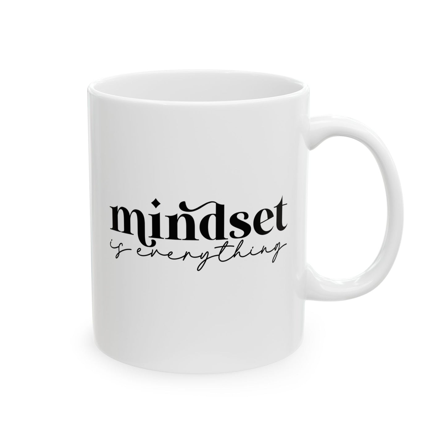 #258 Mindset is everything - Motivation & Positivity Mug, Cute & Uplifting Gift | 11oz & 15oz Coffee Cup