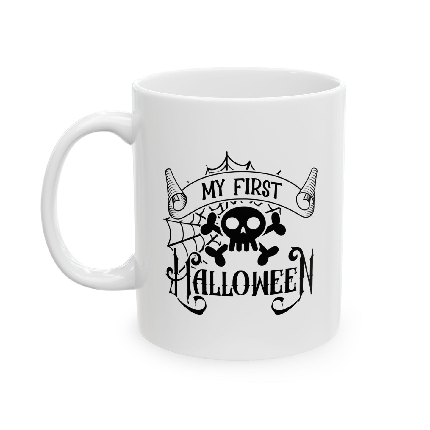 #140 My first Halloween – Spooky & Funny Halloween Mug | 11oz & 15oz Coffee Cup