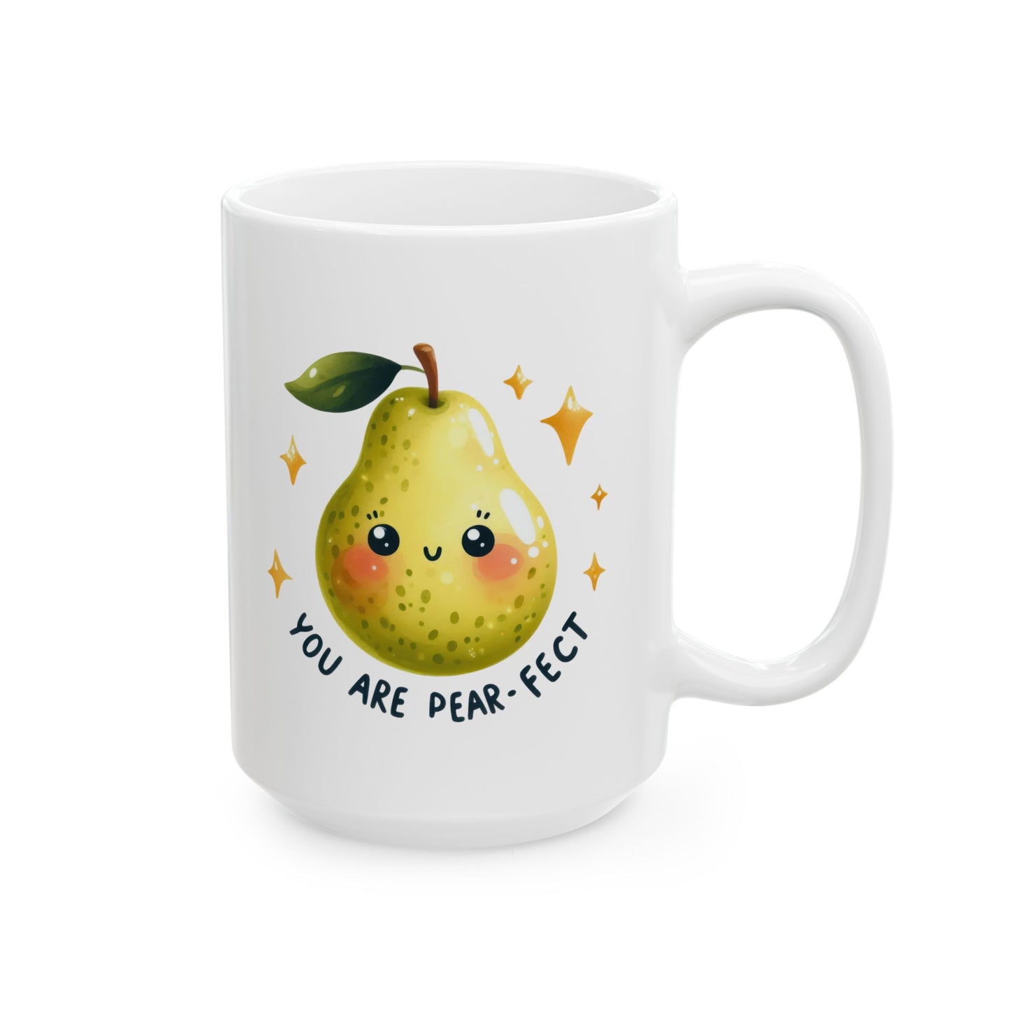 #237 You are pear-fect - Kawaii Motivation & Positivity Mug, Cute & Uplifting Gift | 11oz & 15oz Coffee Cup